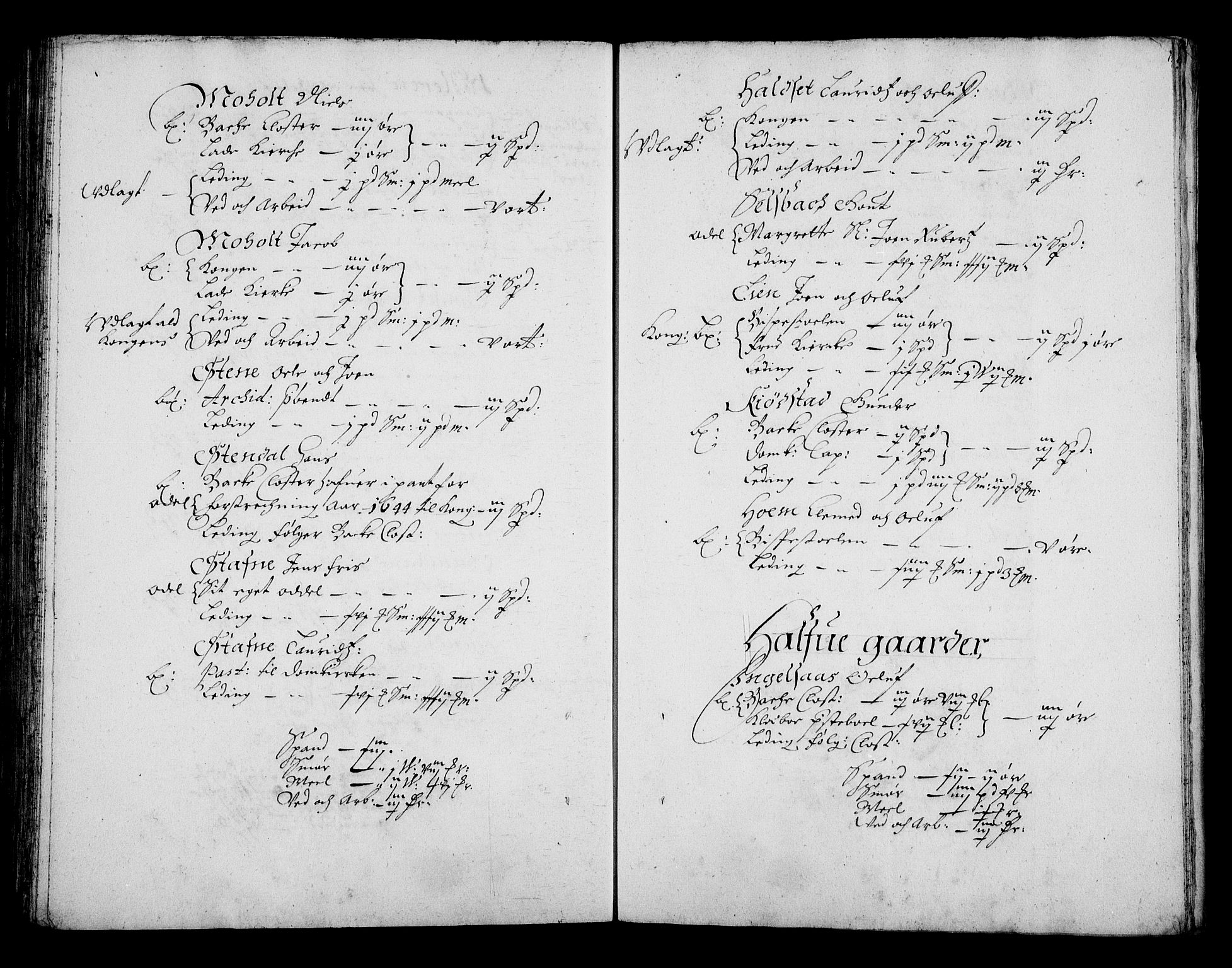 Rentekammeret inntil 1814, Realistisk ordnet avdeling, AV/RA-EA-4070/N/Na/L0002/0005: [XI g]: Trondheims stifts jordebøker: / Strinda fogderi, 1664