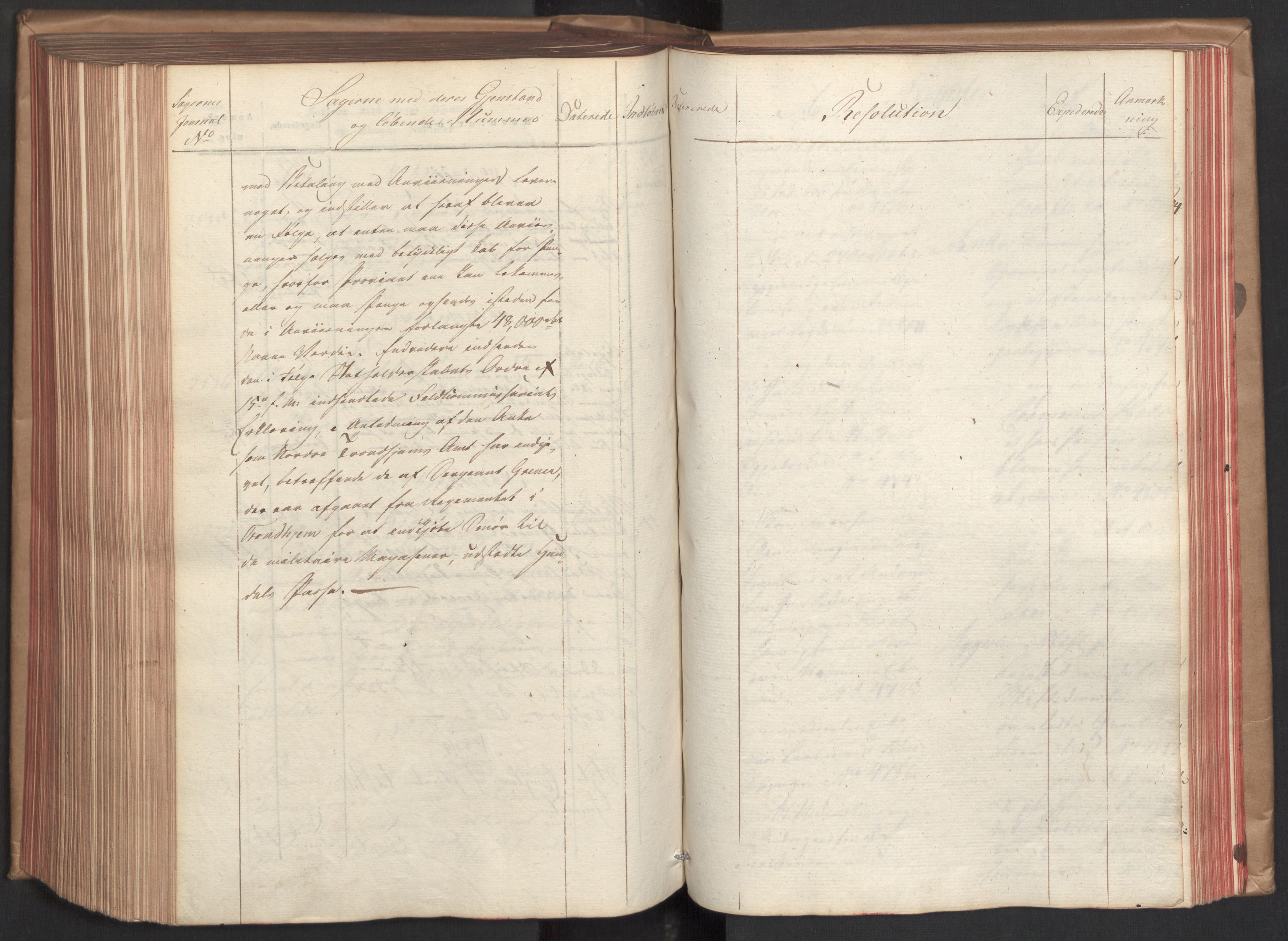 Stattholderembetet 1810-1814, 2. kontor (Kontor B), AV/RA-EA-5432/Ab/L0008: Referatprotokoll,  j.nr. 3043-3538,  l.nr. 4732-5314, 1813, p. 294