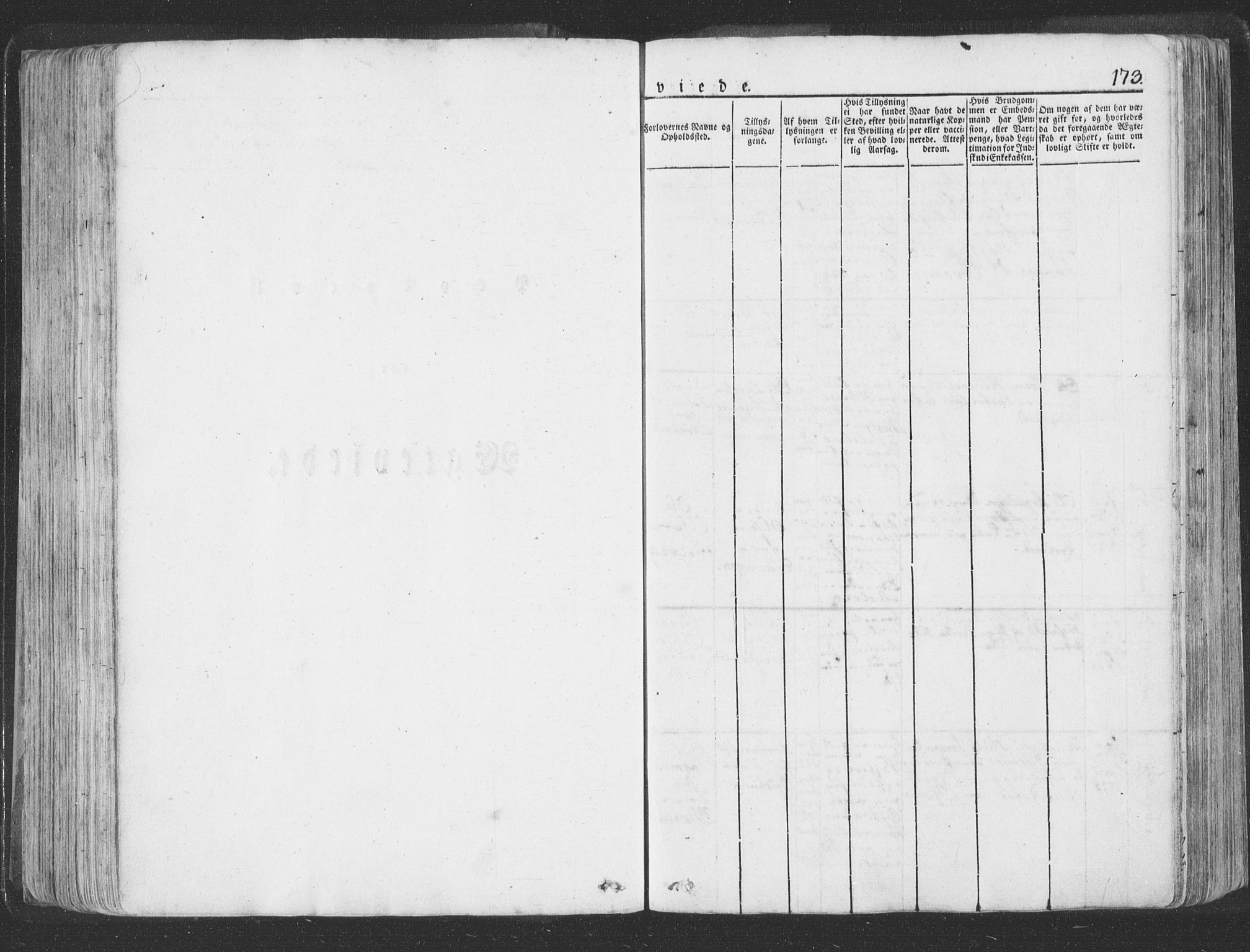 Hosanger sokneprestembete, AV/SAB-A-75801/H/Haa: Parish register (official) no. A 6, 1824-1835, p. 173