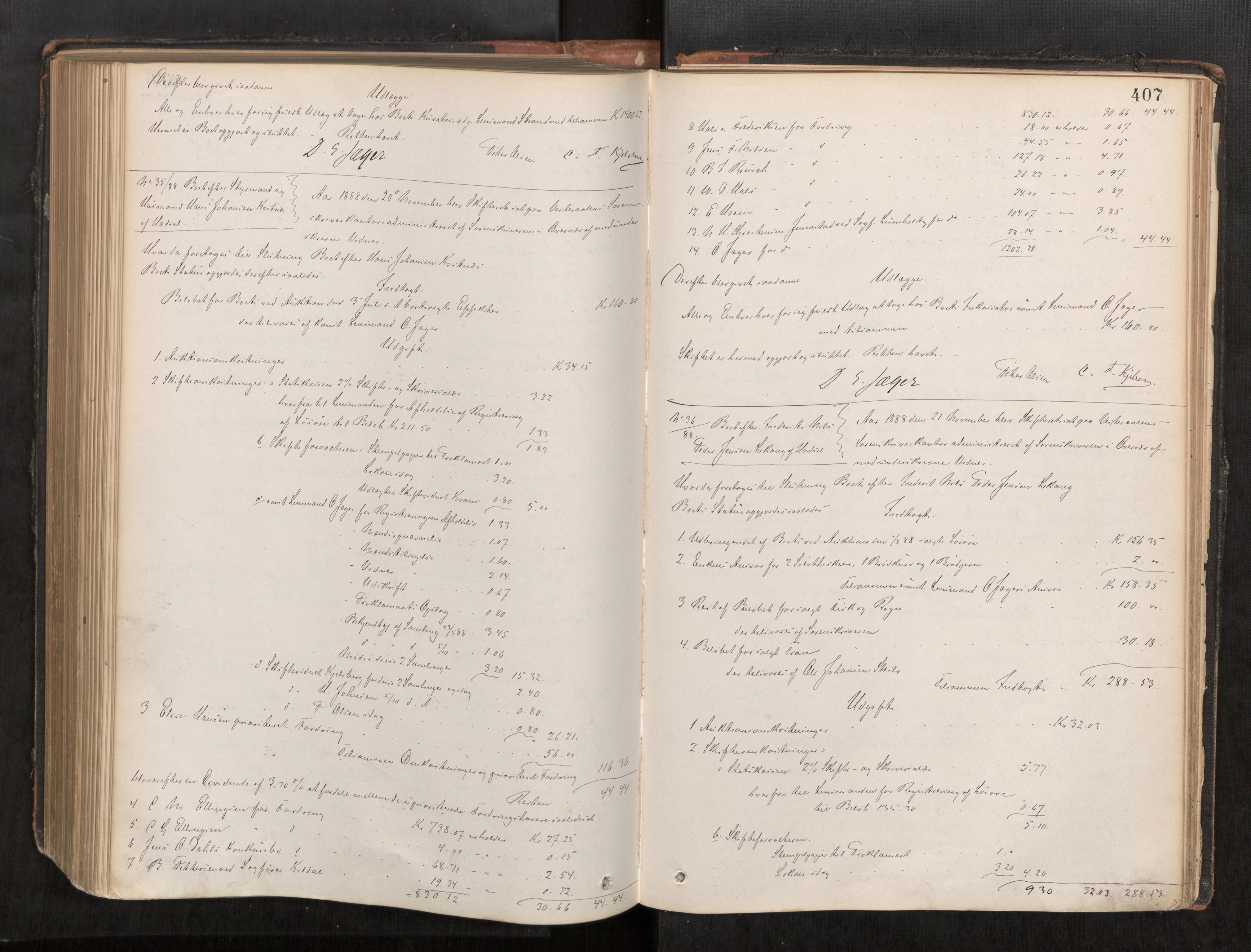 Vesterålen sorenskriveri, AV/SAT-A-4180/1/3/3A/L0021: Skifteslutningsprotokoll, 1879-1890, p. 407
