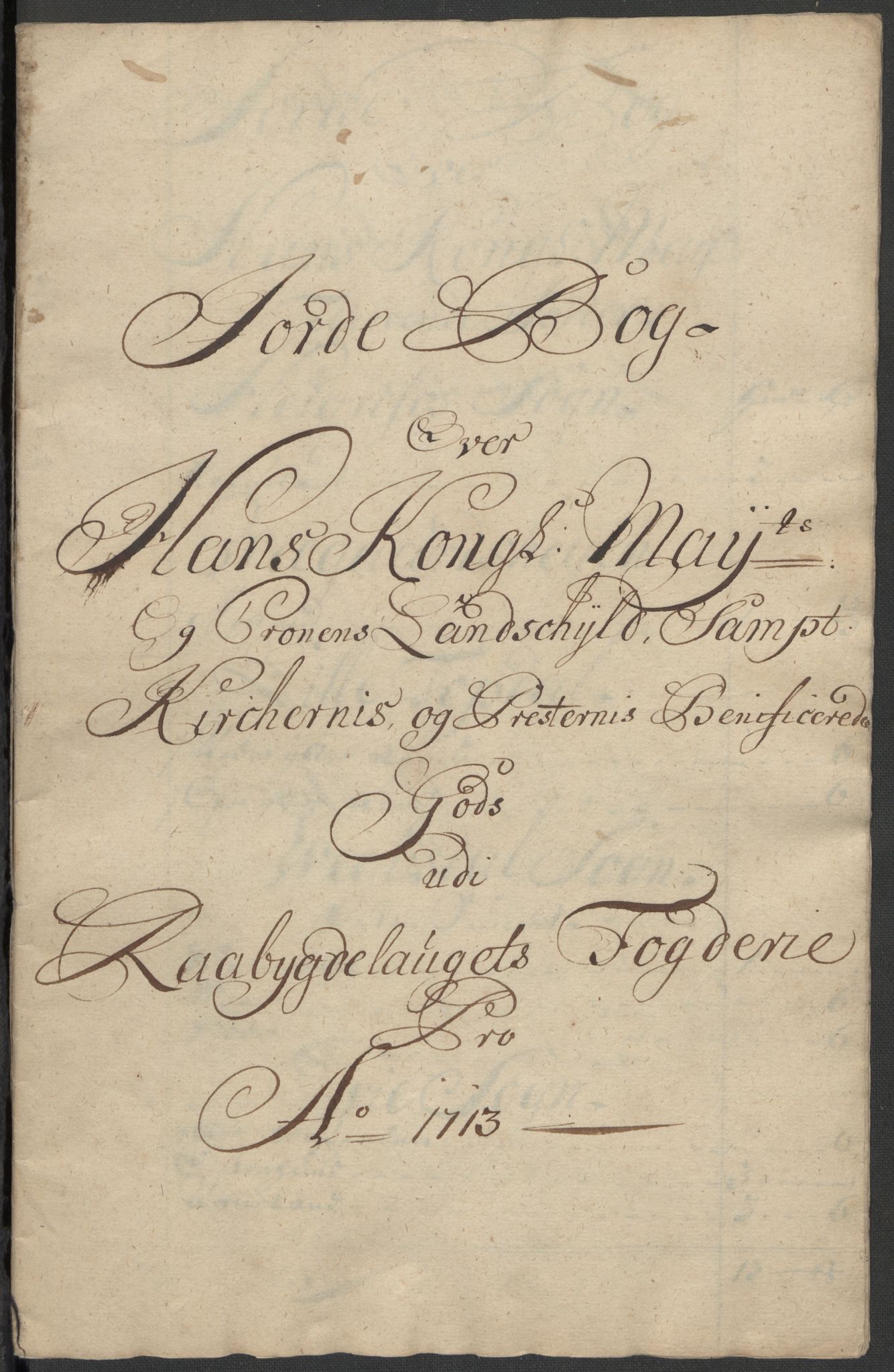 Rentekammeret inntil 1814, Reviderte regnskaper, Fogderegnskap, AV/RA-EA-4092/R40/L2450: Fogderegnskap Råbyggelag, 1712-1713, p. 343