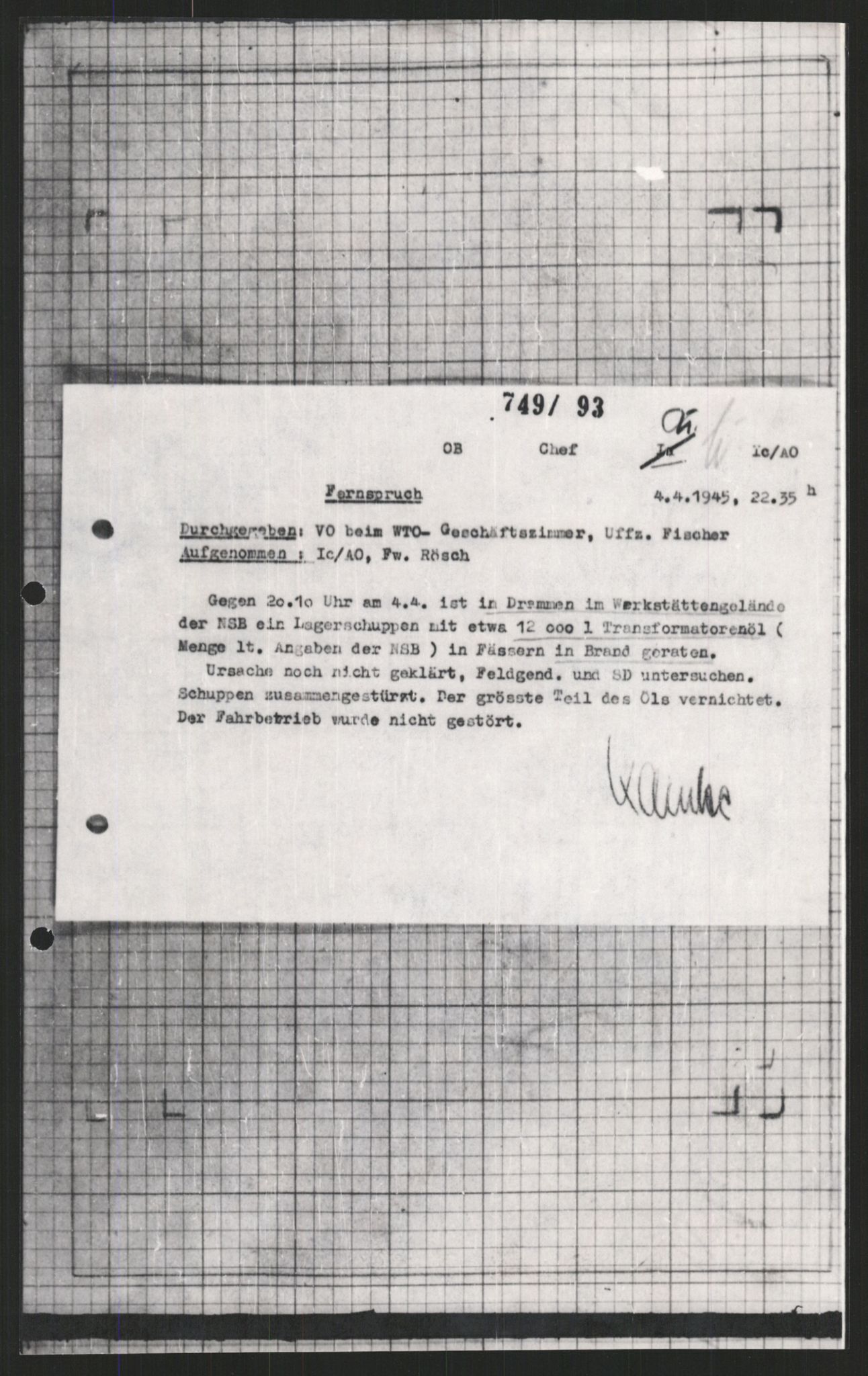 Forsvarets Overkommando. 2 kontor. Arkiv 11.4. Spredte tyske arkivsaker, AV/RA-RAFA-7031/D/Dar/Dara/L0009: Krigsdagbøker for 20. Gebirgs-Armee-Oberkommando (AOK 20), 1940-1945, p. 46