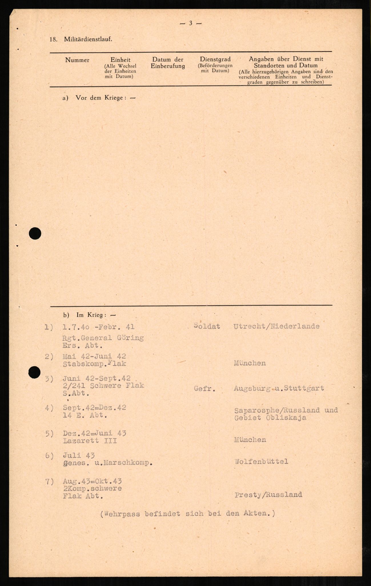 Forsvaret, Forsvarets overkommando II, AV/RA-RAFA-3915/D/Db/L0001: CI Questionaires. Tyske okkupasjonsstyrker i Norge. Tyskere., 1945-1946, p. 81