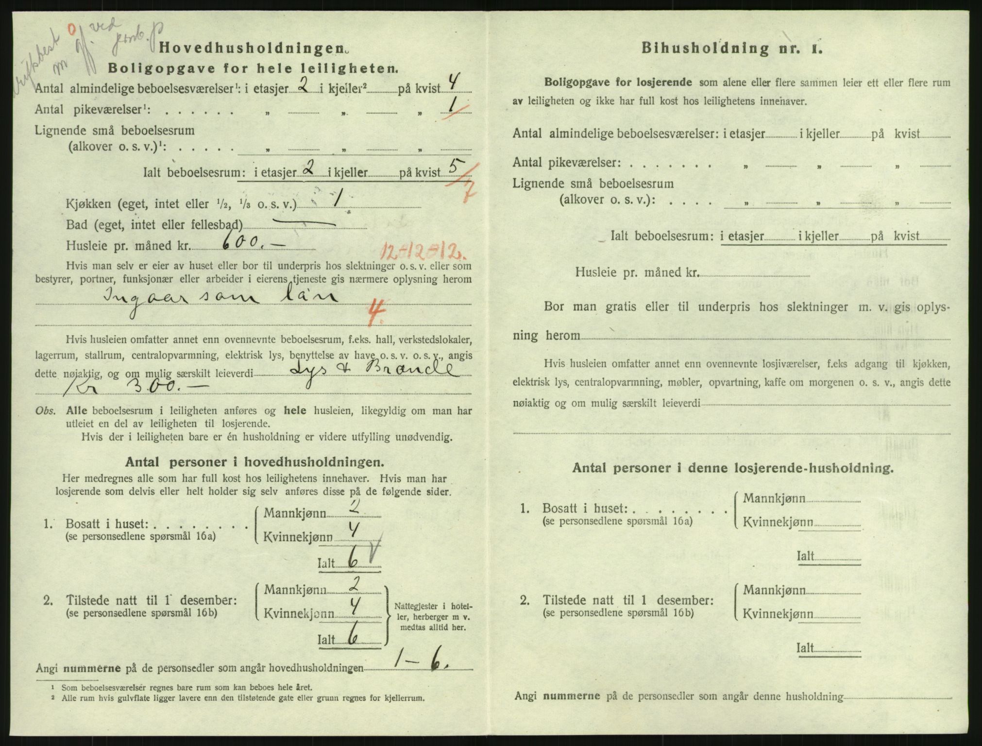 SAK, 1920 census for Lillesand, 1920, p. 560