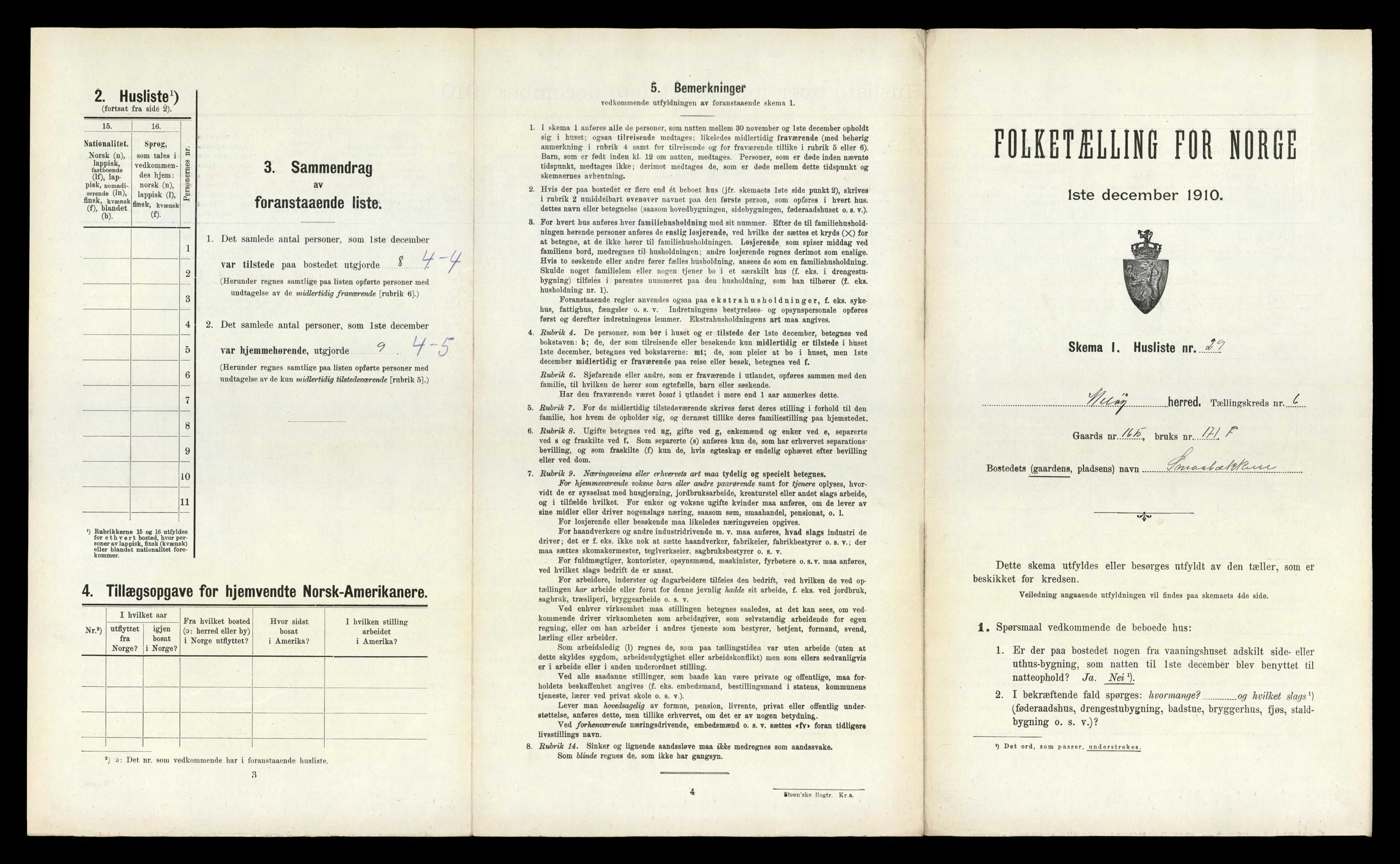 RA, 1910 census for Meløy, 1910, p. 428