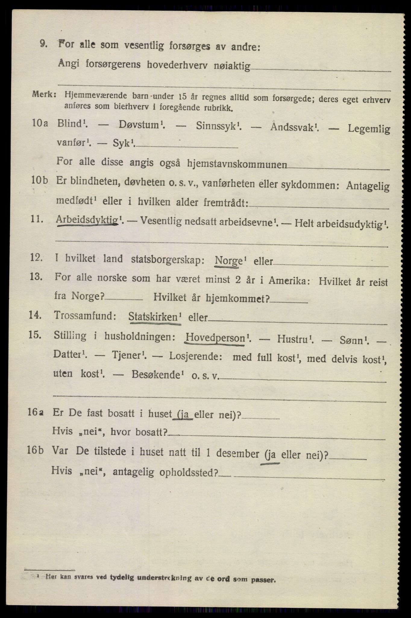 SAKO, 1920 census for Sandeherred, 1920, p. 20253