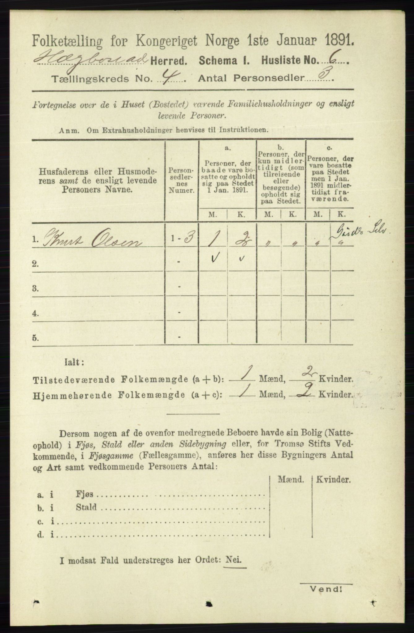 RA, 1891 census for 1034 Hægebostad, 1891, p. 1150