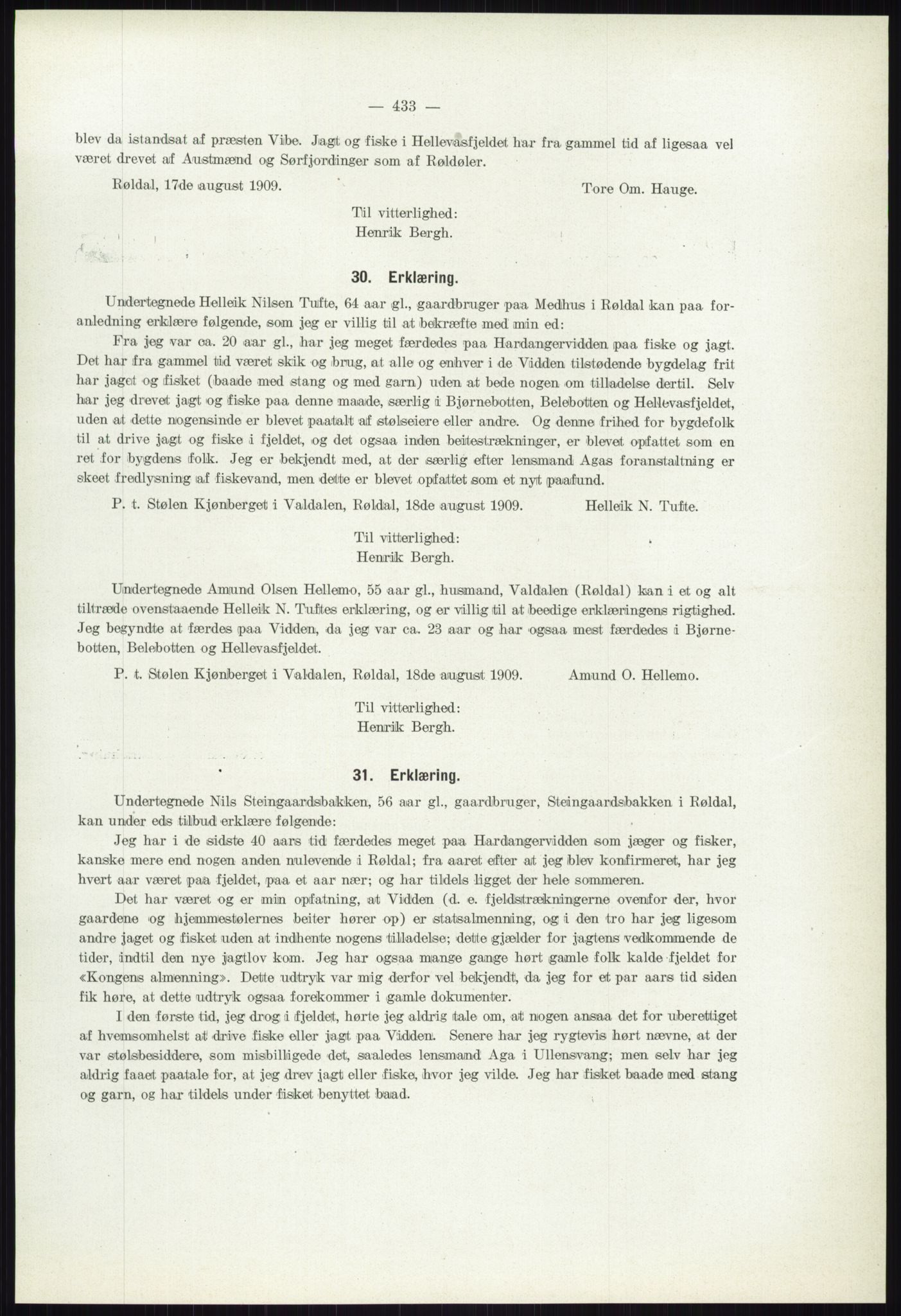 Høyfjellskommisjonen, AV/RA-S-1546/X/Xa/L0001: Nr. 1-33, 1909-1953, p. 455