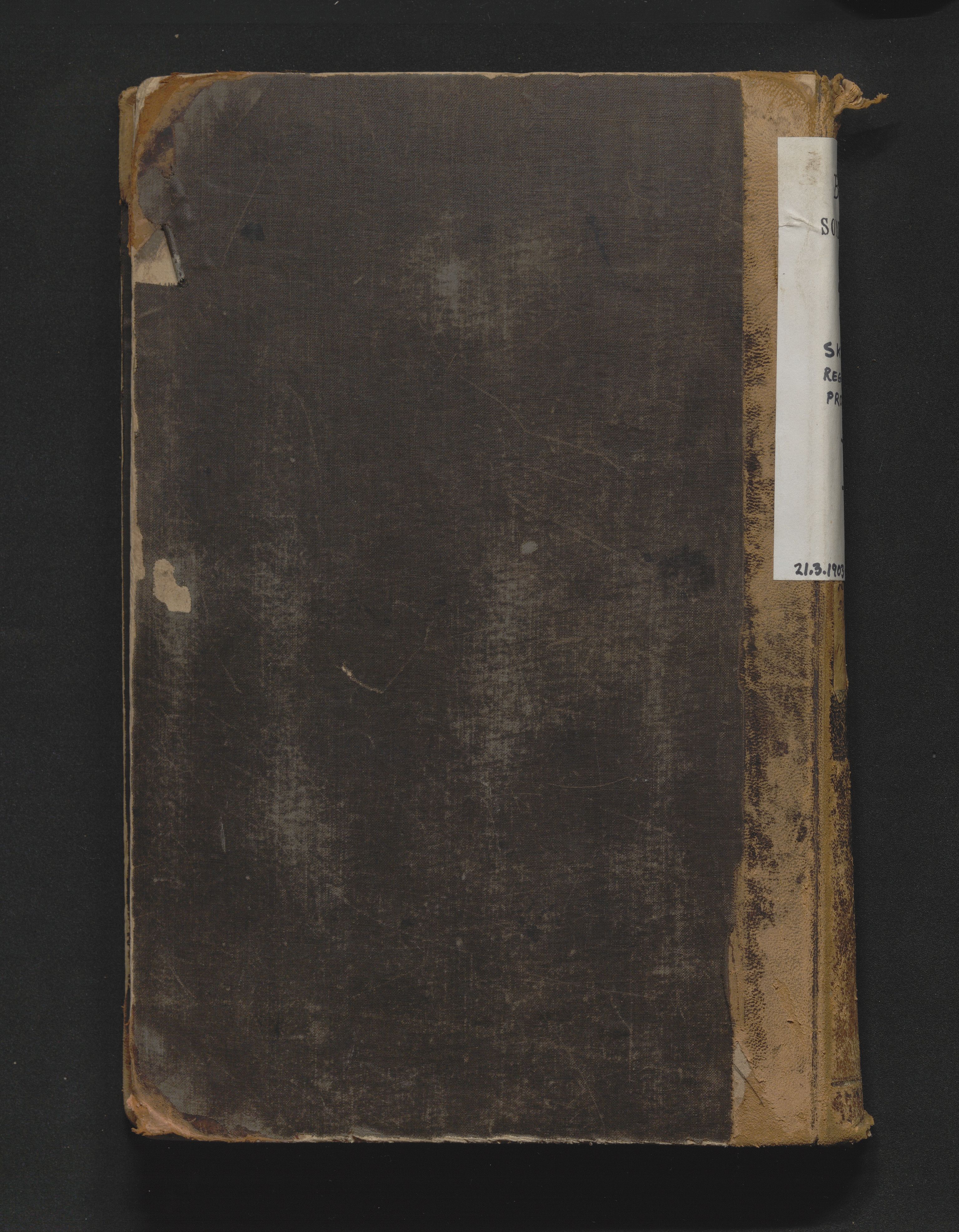 Bamble sorenskriveri, AV/SAKO-A-214/H/Hb/Hbb/Hbbe/L0001: Skifteregisreringsprotokoll, 1903-1929