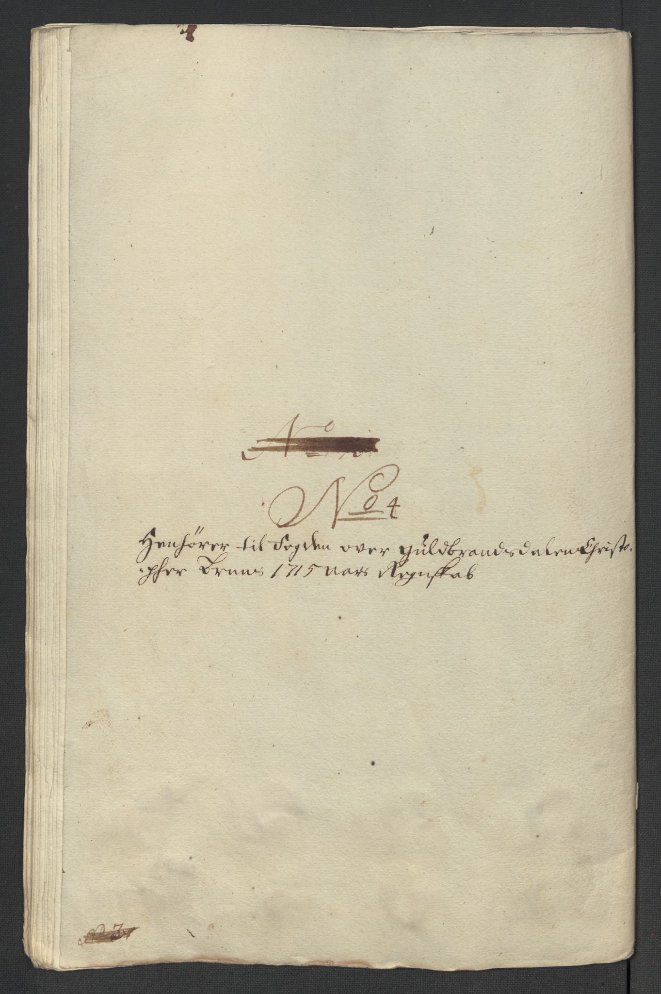 Rentekammeret inntil 1814, Reviderte regnskaper, Fogderegnskap, RA/EA-4092/R17/L1184: Fogderegnskap Gudbrandsdal, 1715, p. 100