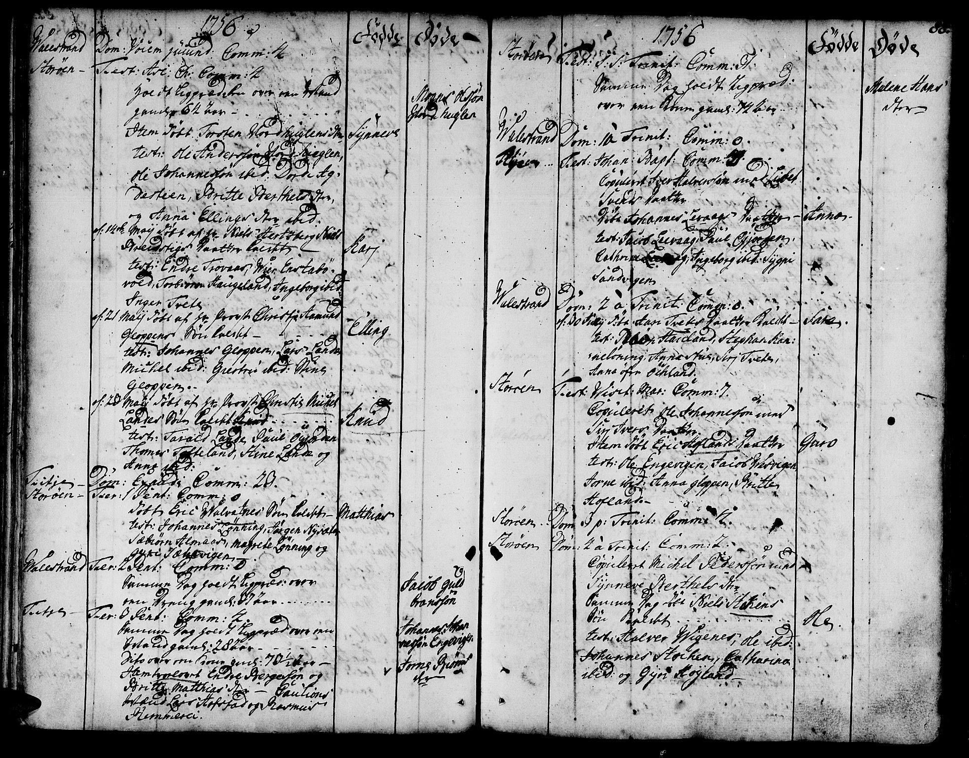 Stord sokneprestembete, SAB/A-78201/H/Haa: Parish register (official) no. A 2, 1744-1777, p. 88