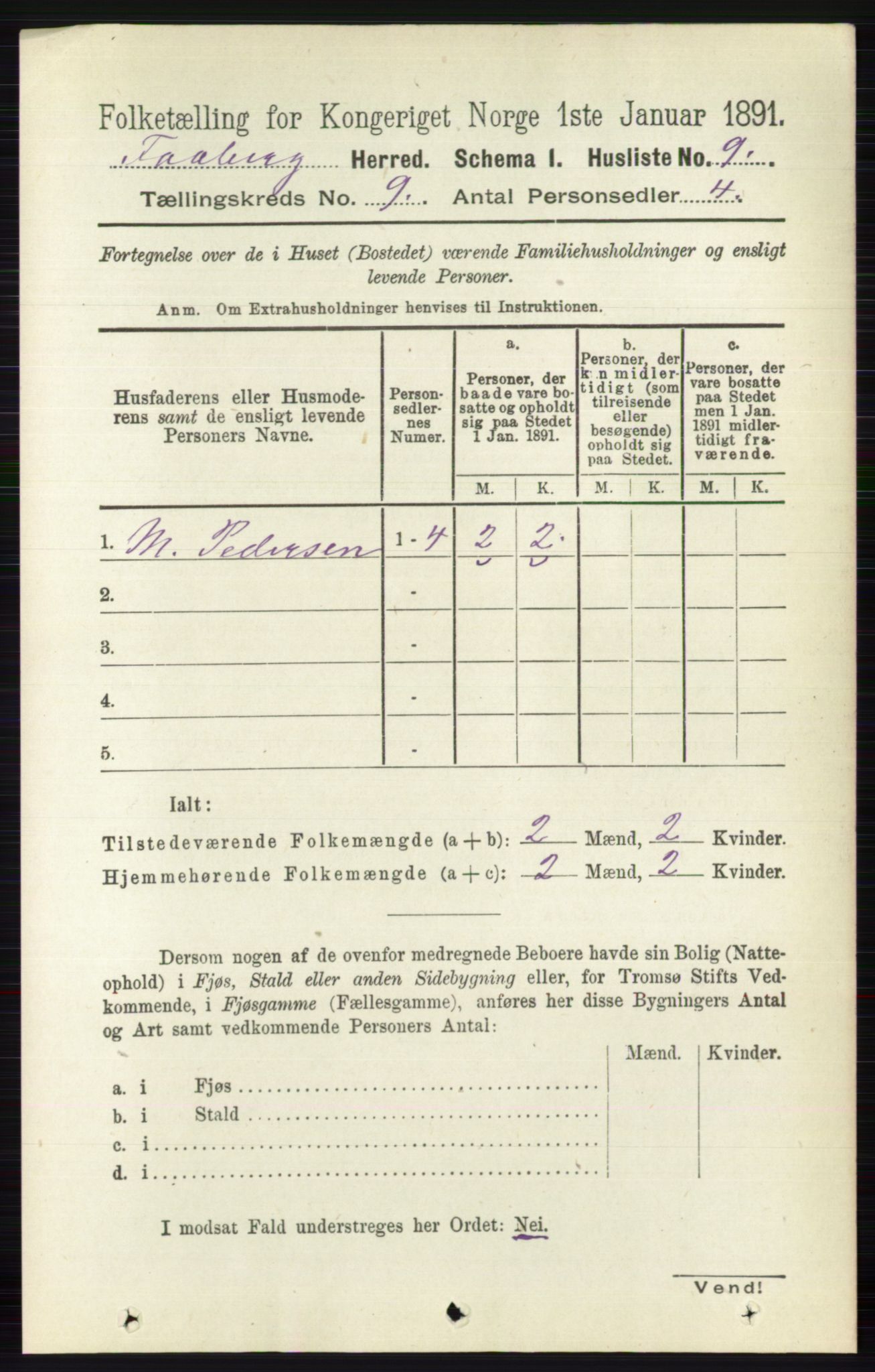 RA, 1891 census for 0524 Fåberg, 1891, p. 3857