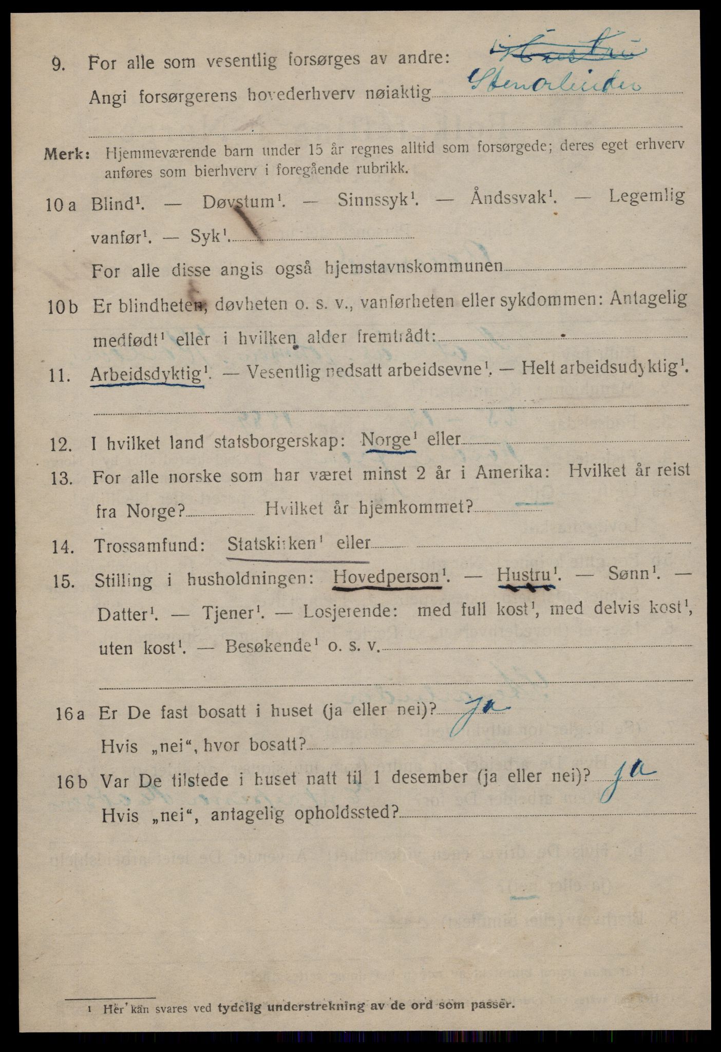 SAT, 1920 census for Ålesund, 1920, p. 41995