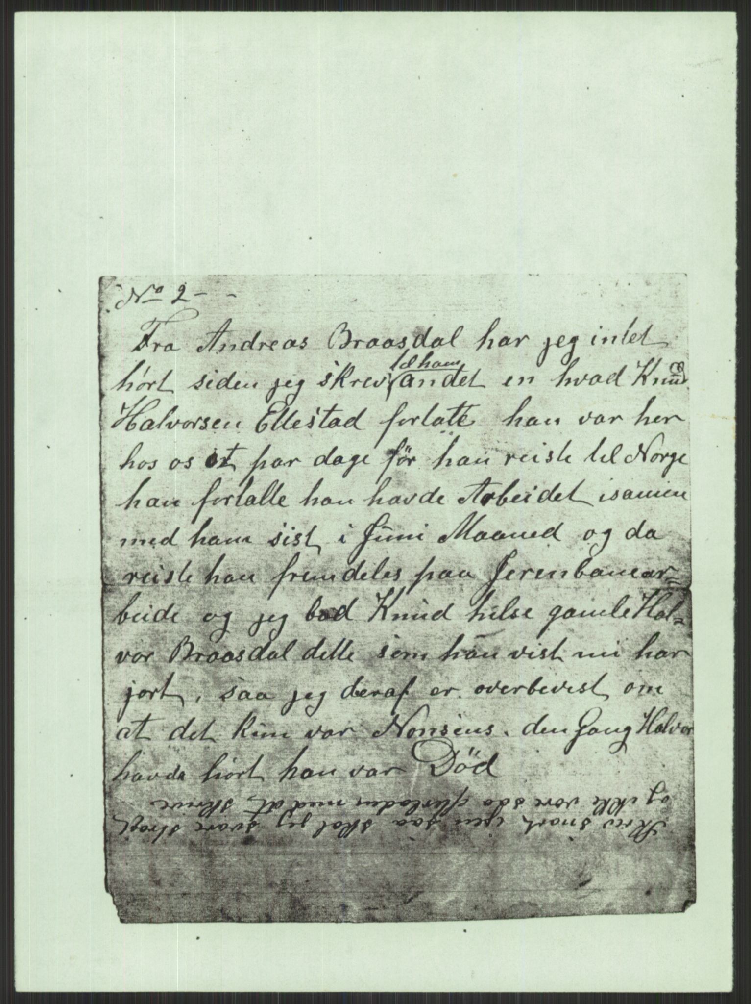 Samlinger til kildeutgivelse, Amerikabrevene, AV/RA-EA-4057/F/L0022: Innlån fra Vestfold. Innlån fra Telemark: Bratås - Duus, 1838-1914, p. 43