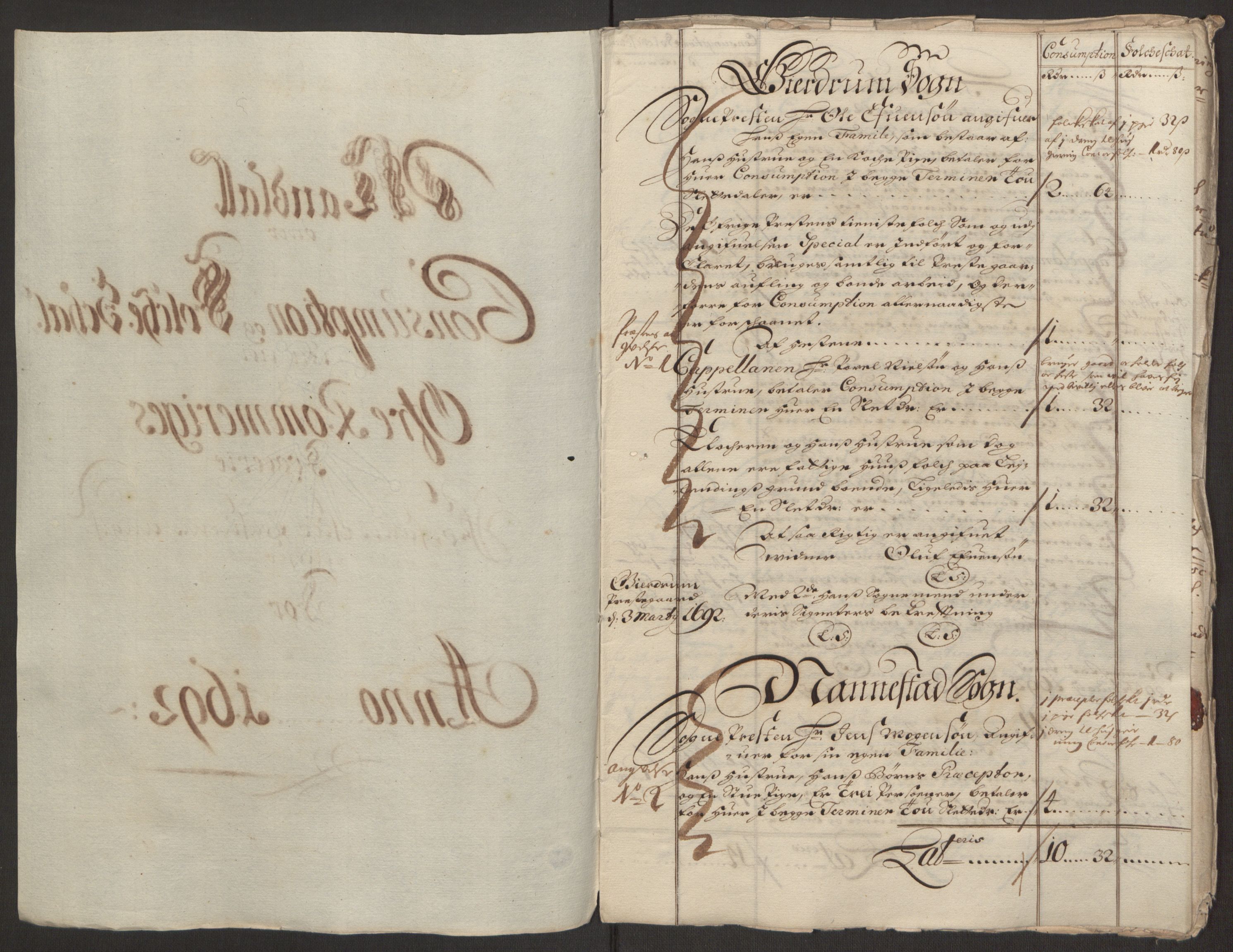 Rentekammeret inntil 1814, Reviderte regnskaper, Fogderegnskap, RA/EA-4092/R12/L0704: Fogderegnskap Øvre Romerike, 1692, p. 235