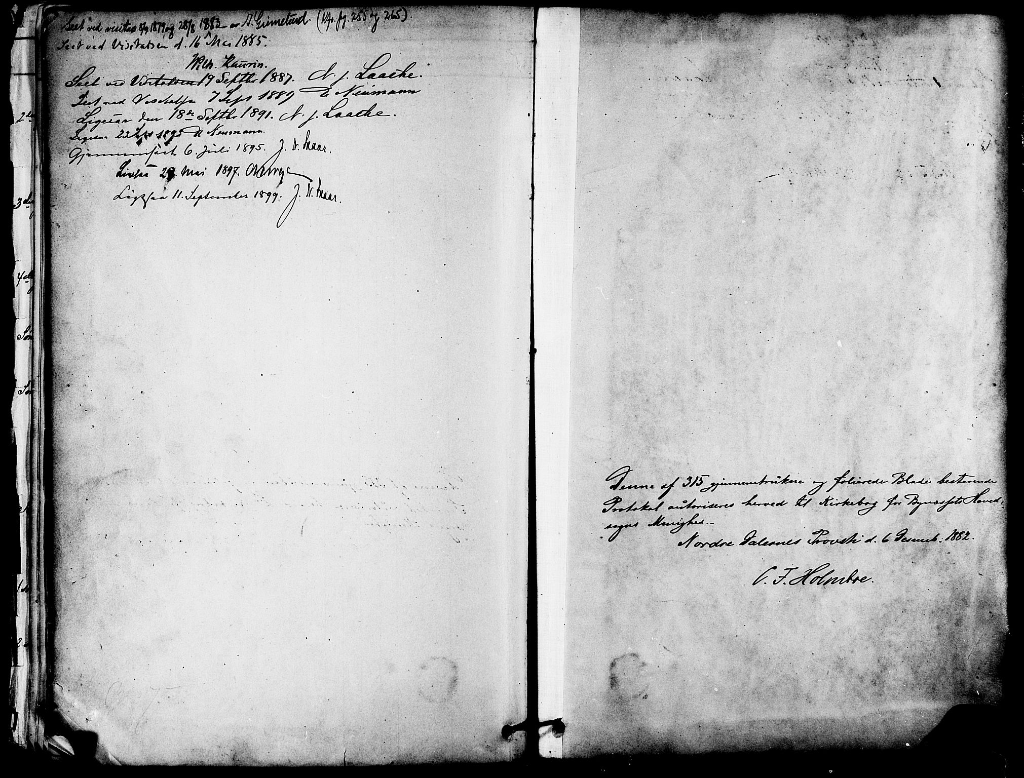 Ministerialprotokoller, klokkerbøker og fødselsregistre - Sør-Trøndelag, SAT/A-1456/612/L0378: Parish register (official) no. 612A10, 1878-1897
