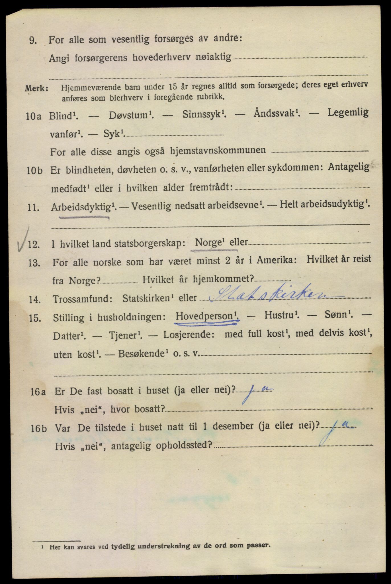 SAO, 1920 census for Kristiania, 1920, p. 345336