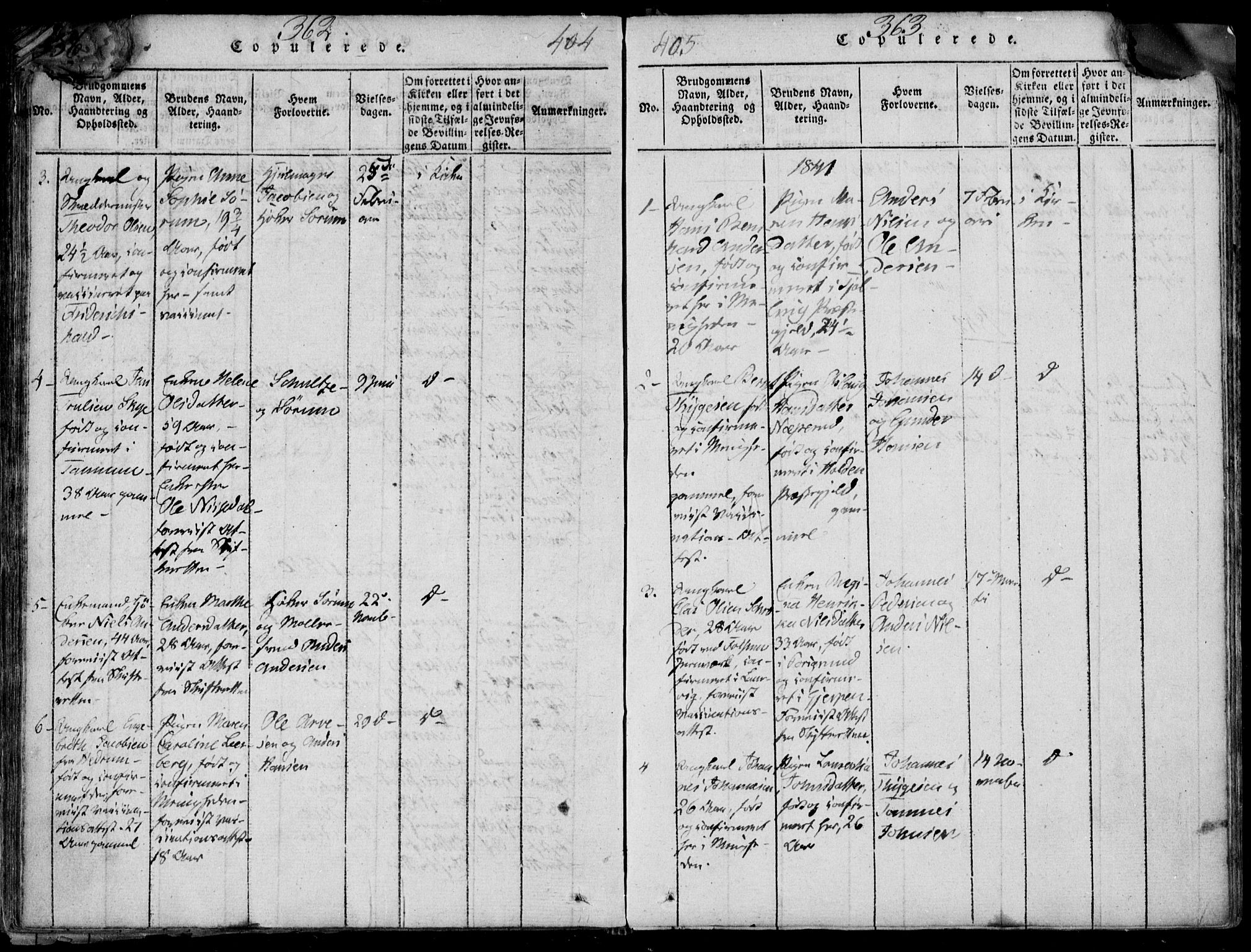 Larvik kirkebøker, SAKO/A-352/F/Fb/L0002: Parish register (official) no. II 2, 1818-1842, p. 362-363