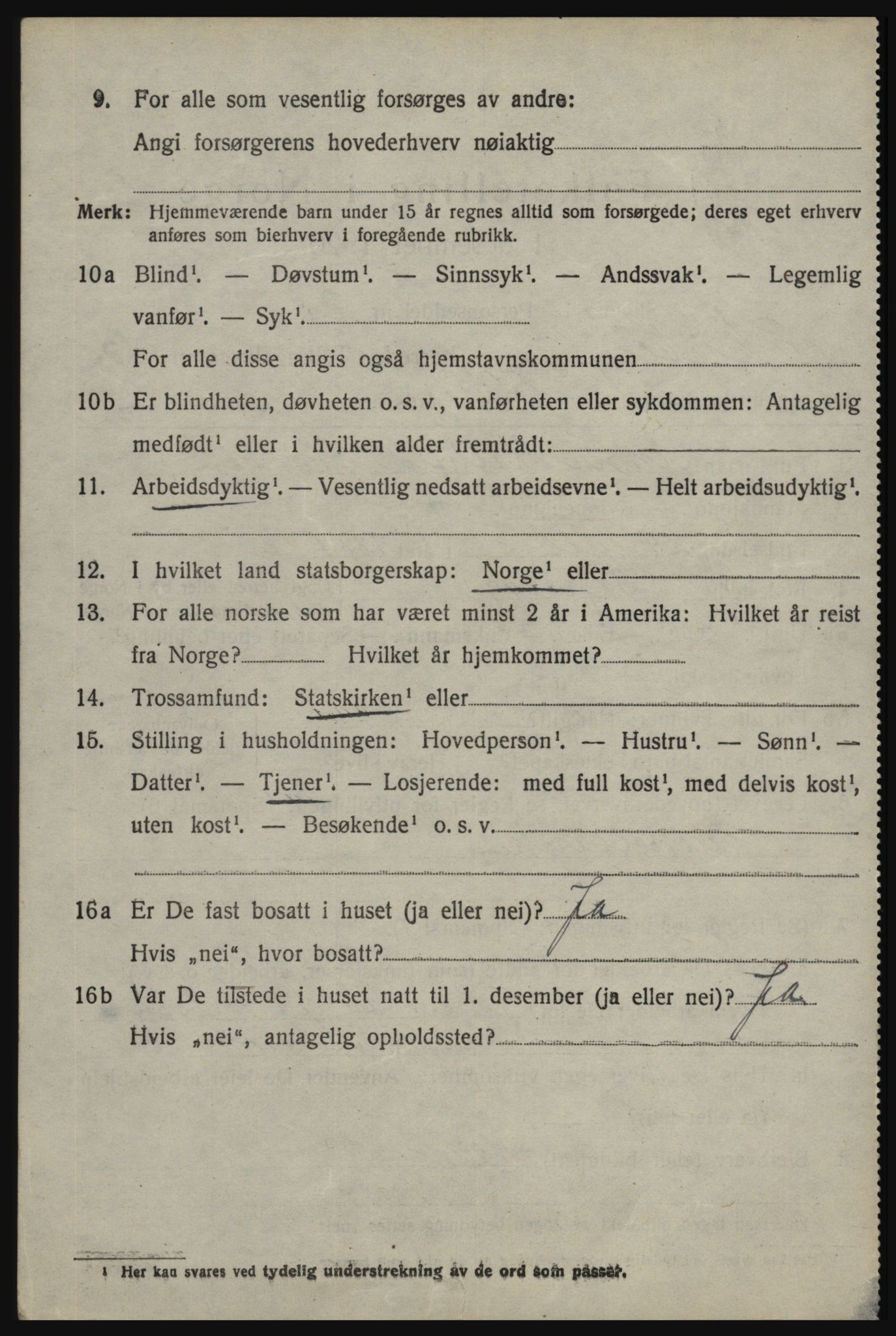 SAO, 1920 census for Skjeberg, 1920, p. 4974