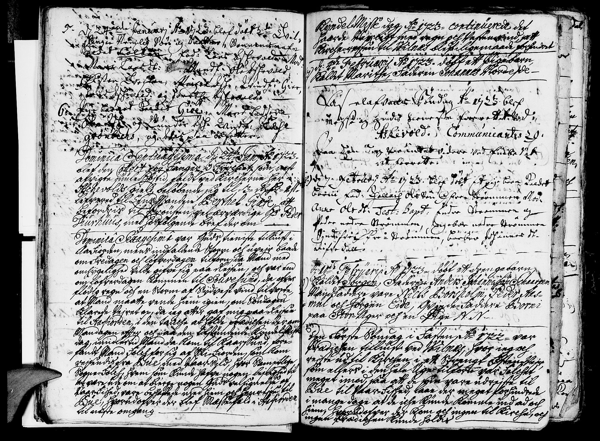 Askvoll sokneprestembete, SAB/A-79501/H/Haa/Haaa/L0005: Parish register (official) no. A 5, 1722-1733, p. 32