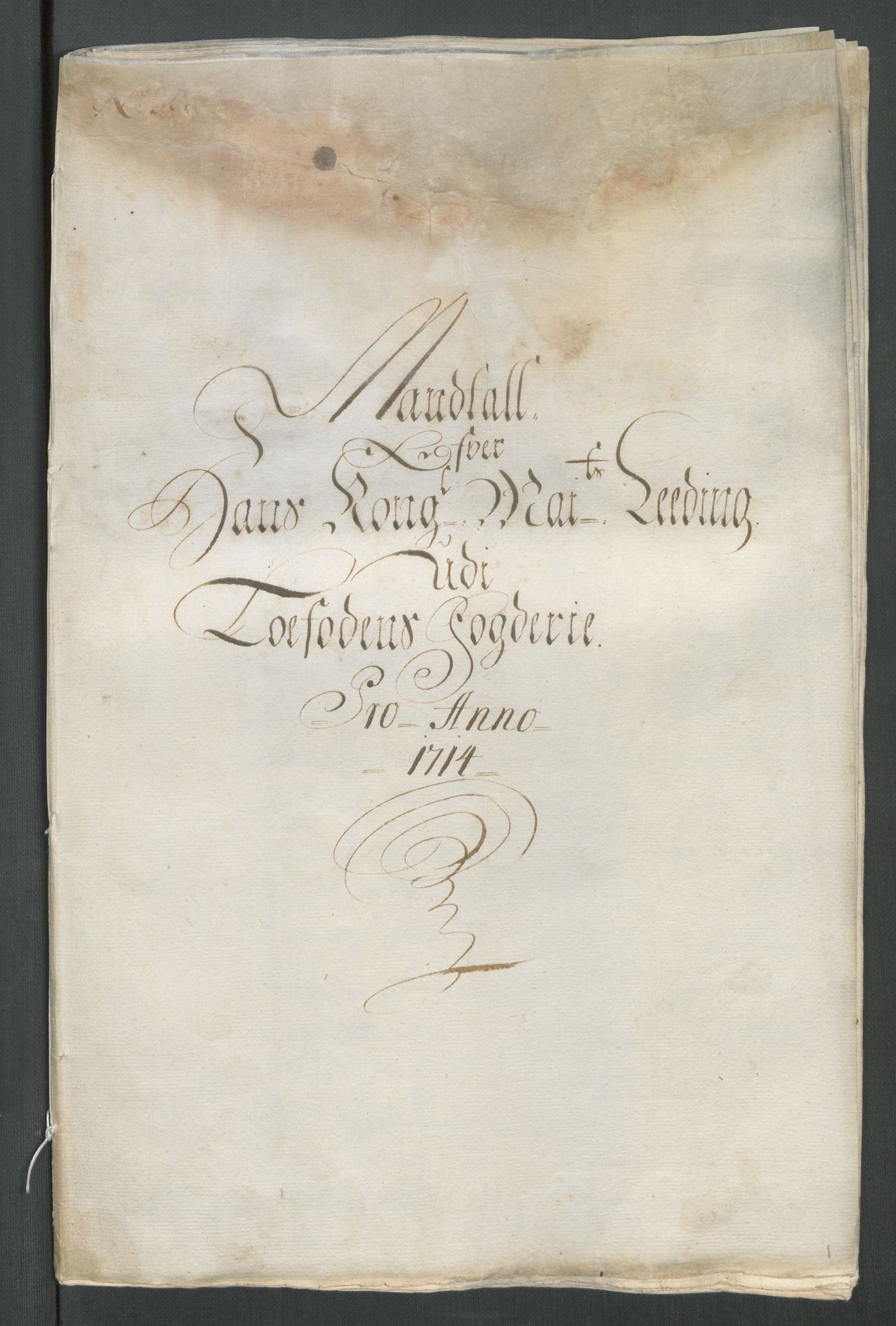 Rentekammeret inntil 1814, Reviderte regnskaper, Fogderegnskap, AV/RA-EA-4092/R67/L4680: Fogderegnskap Vesterålen, Andenes og Lofoten, 1714, p. 193