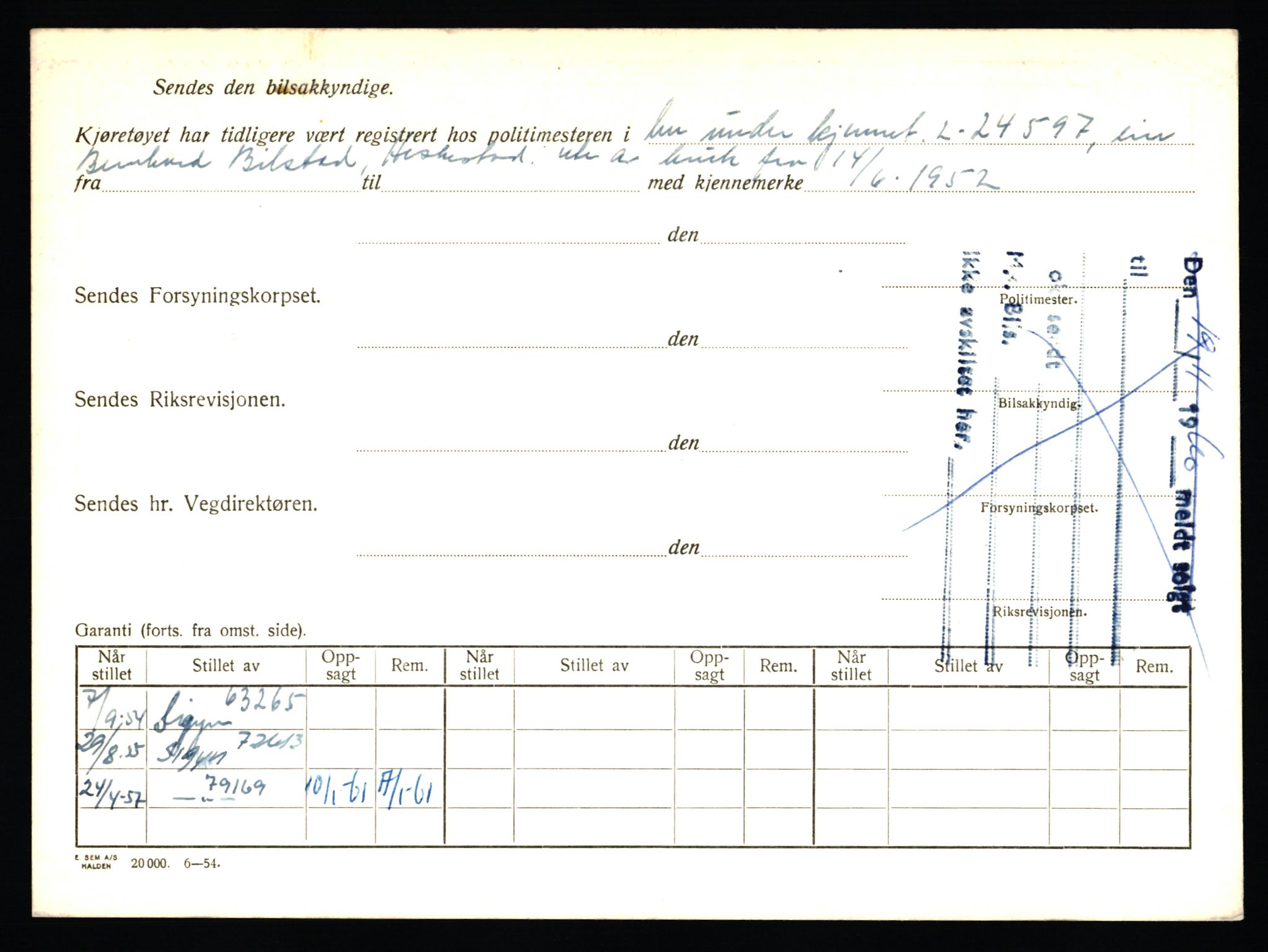 Stavanger trafikkstasjon, AV/SAST-A-101942/0/F/L0042: L-24600 - L-25233, 1930-1971, p. 696