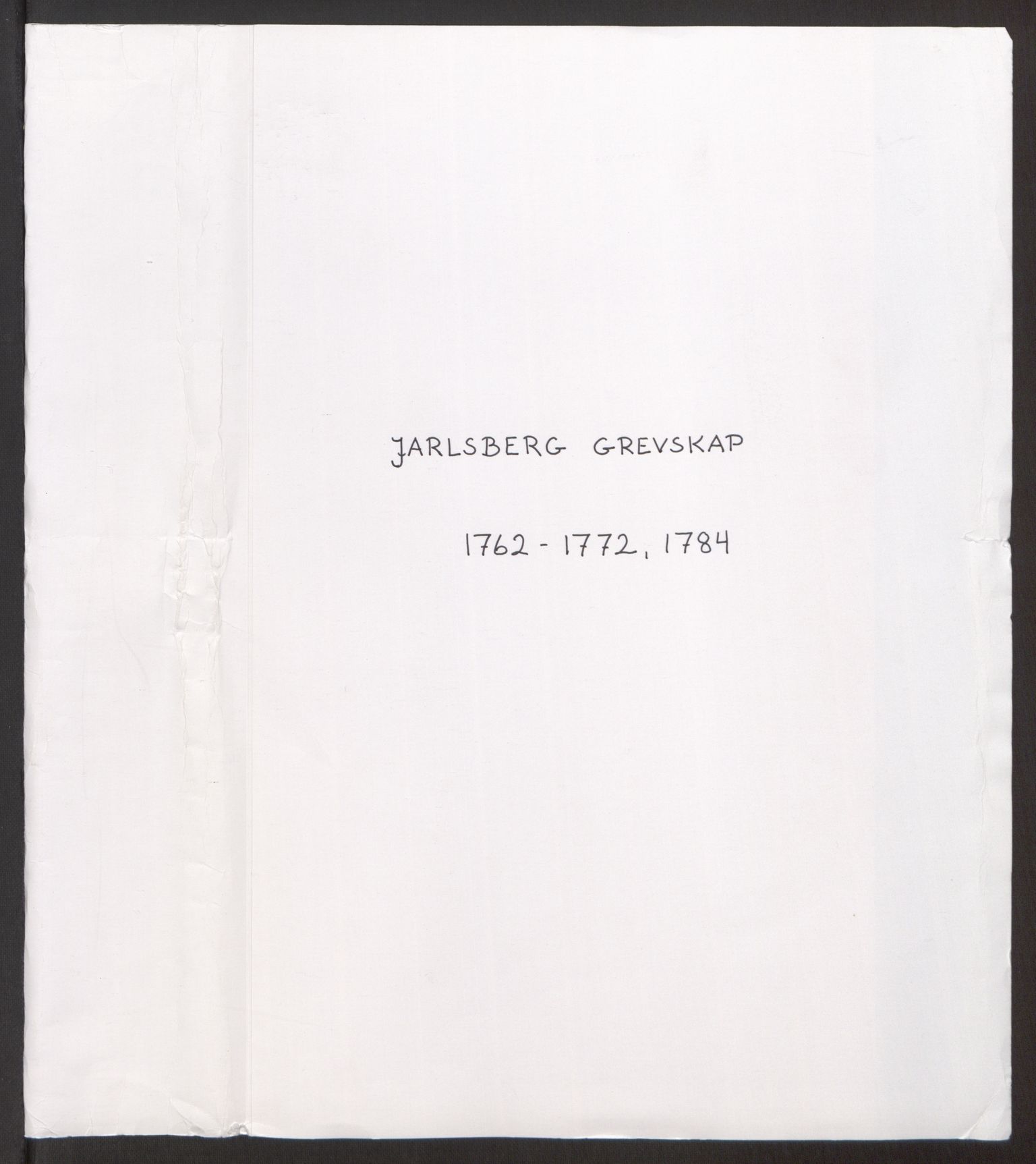 Rentekammeret inntil 1814, Reviderte regnskaper, Fogderegnskap, RA/EA-4092/R32/L1960: Ekstraskatten Jarlsberg grevskap, 1762-1772, p. 2
