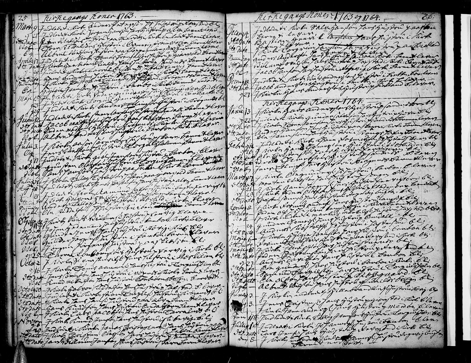 Tromøy sokneprestkontor, AV/SAK-1111-0041/F/Fa/L0001: Parish register (official) no. A 1, 1747-1793, p. 24-25