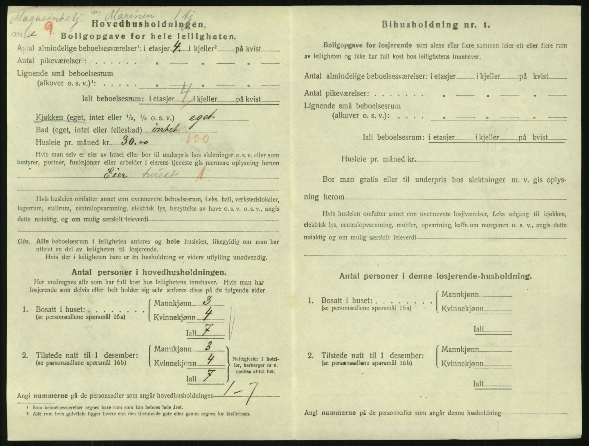 SAKO, 1920 census for Horten, 1920, p. 5862