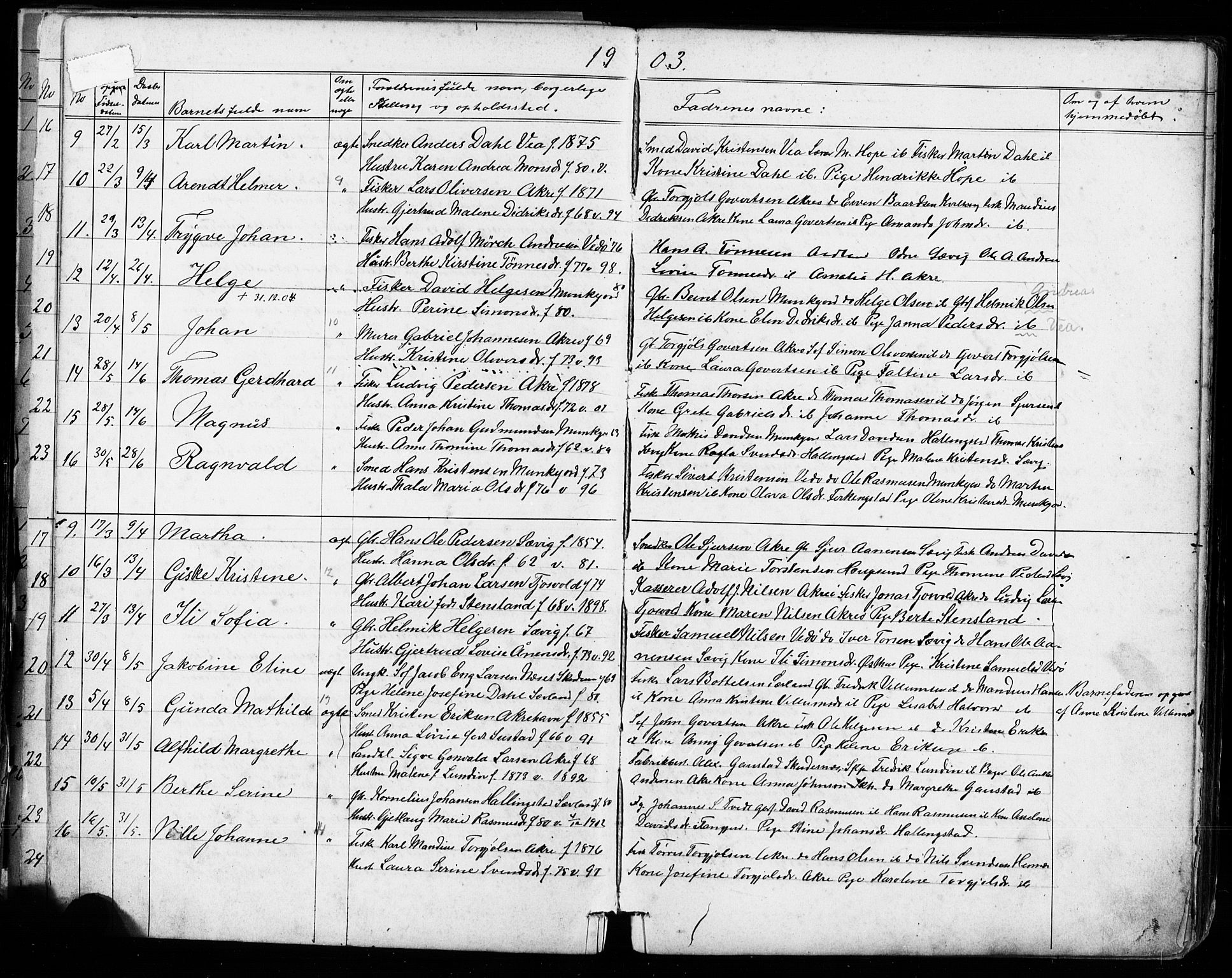 Kopervik sokneprestkontor, AV/SAST-A-101850/H/Ha/Hab/L0002: Parish register (copy) no. B 2, 1881-1905, p. 111