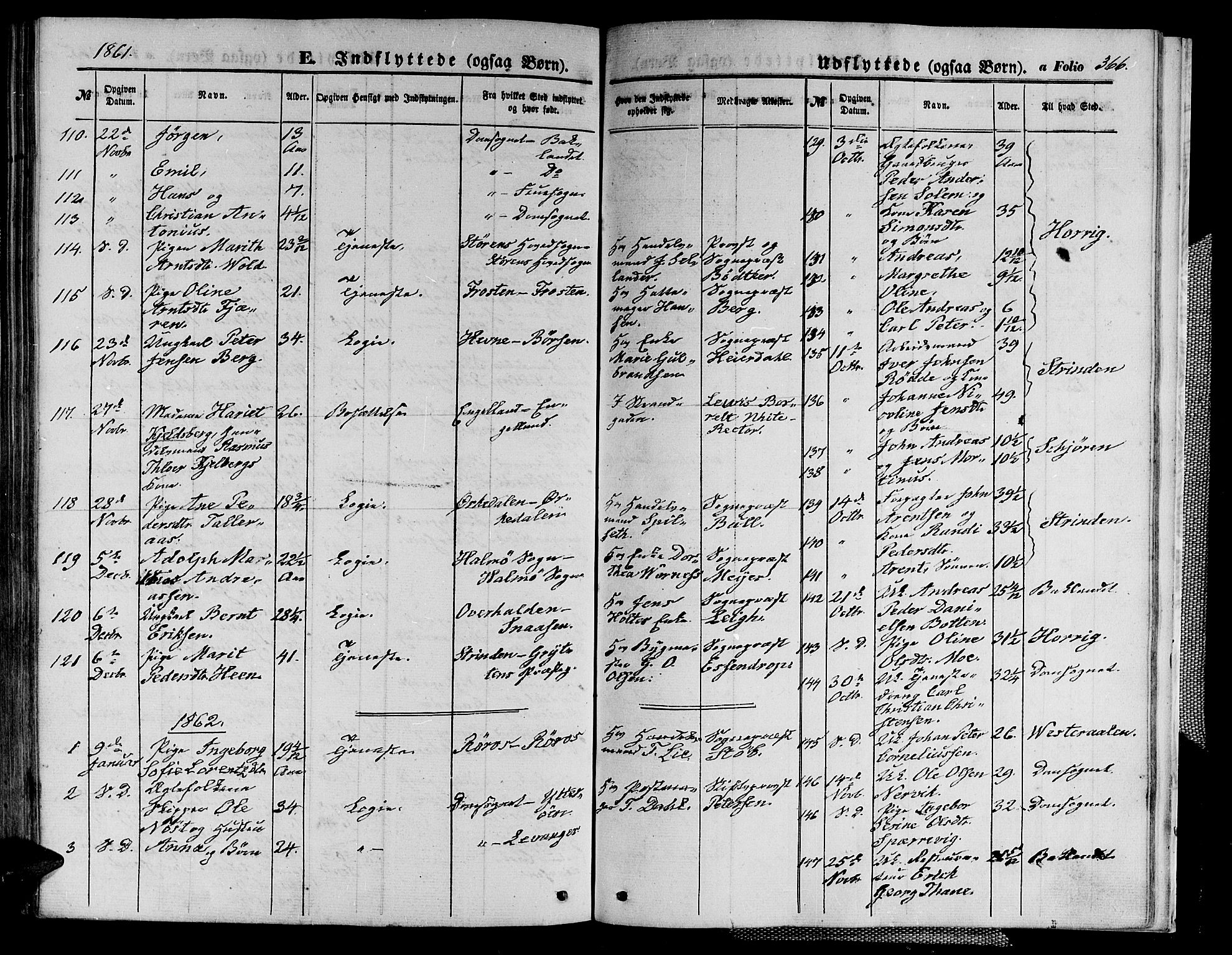 Ministerialprotokoller, klokkerbøker og fødselsregistre - Sør-Trøndelag, SAT/A-1456/602/L0139: Parish register (copy) no. 602C07, 1859-1864, p. 366