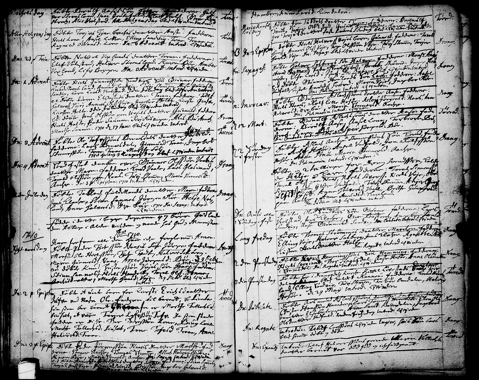 Drangedal kirkebøker, SAKO/A-258/F/Fa/L0001: Parish register (official) no. 1, 1697-1767, p. 23