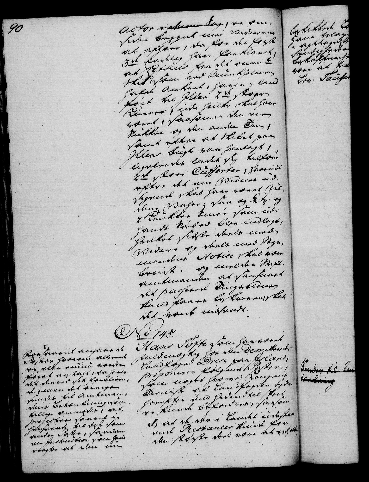Rentekammeret, Kammerkanselliet, RA/EA-3111/G/Gh/Gha/L0030: Norsk ekstraktmemorialprotokoll (merket RK 53.75), 1749-1751, p. 90