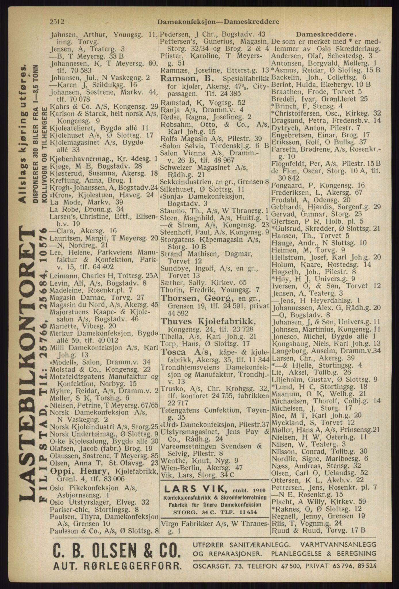 Kristiania/Oslo adressebok, PUBL/-, 1937, p. 2512