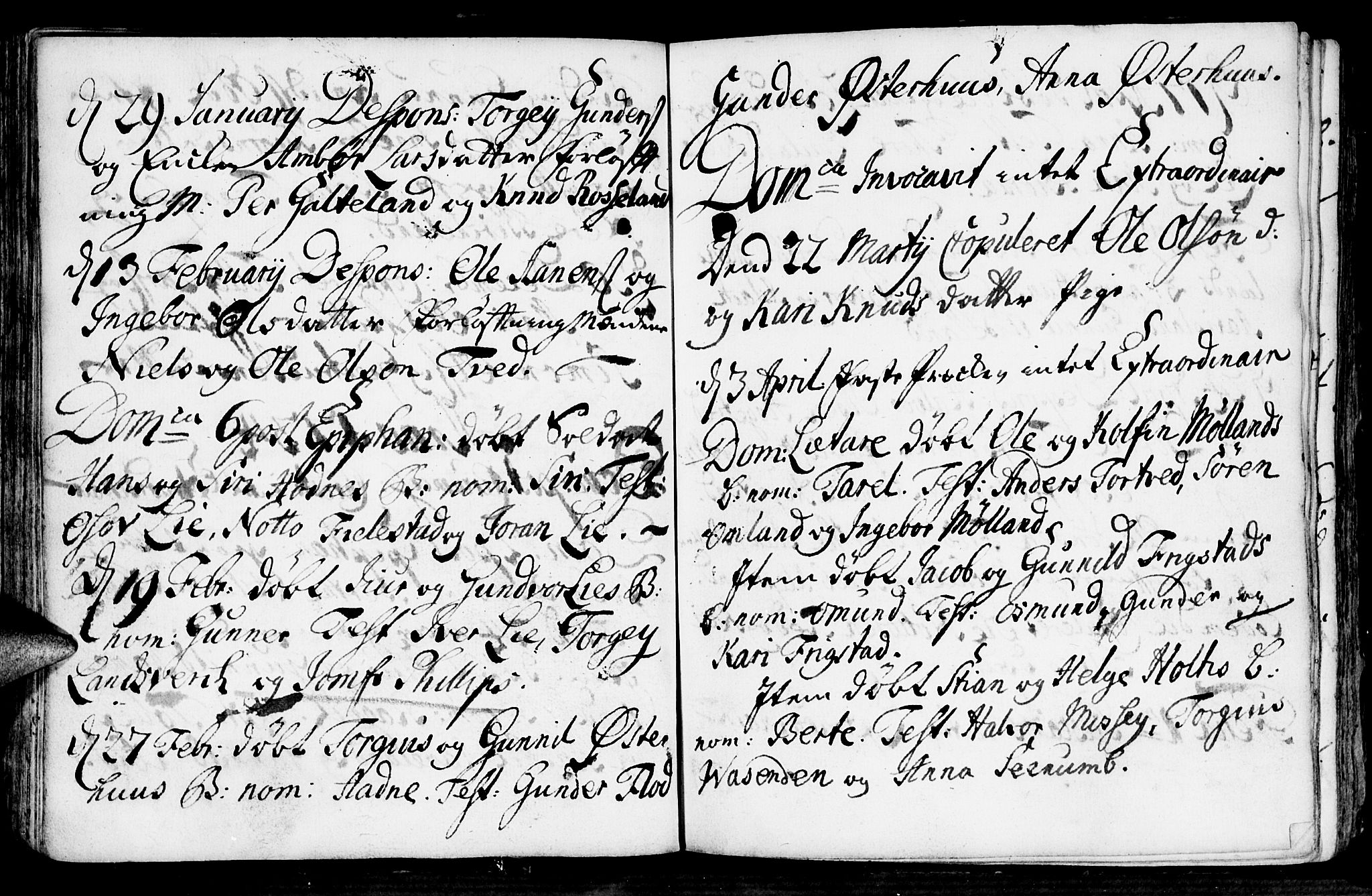 Evje sokneprestkontor, SAK/1111-0008/F/Fa/Faa/L0001: Parish register (official) no. A 1, 1705-1760, p. 74