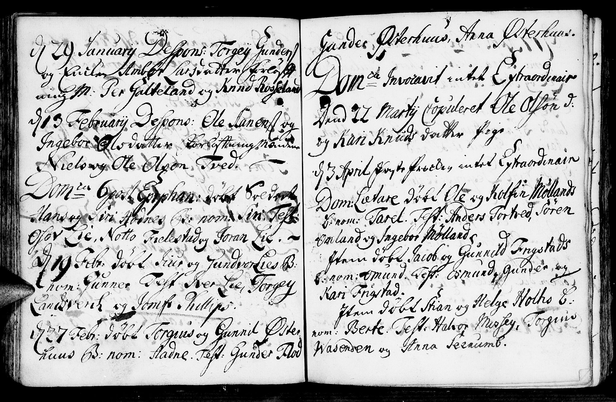 Evje sokneprestkontor, AV/SAK-1111-0008/F/Fa/Faa/L0001: Parish register (official) no. A 1, 1705-1760, p. 74