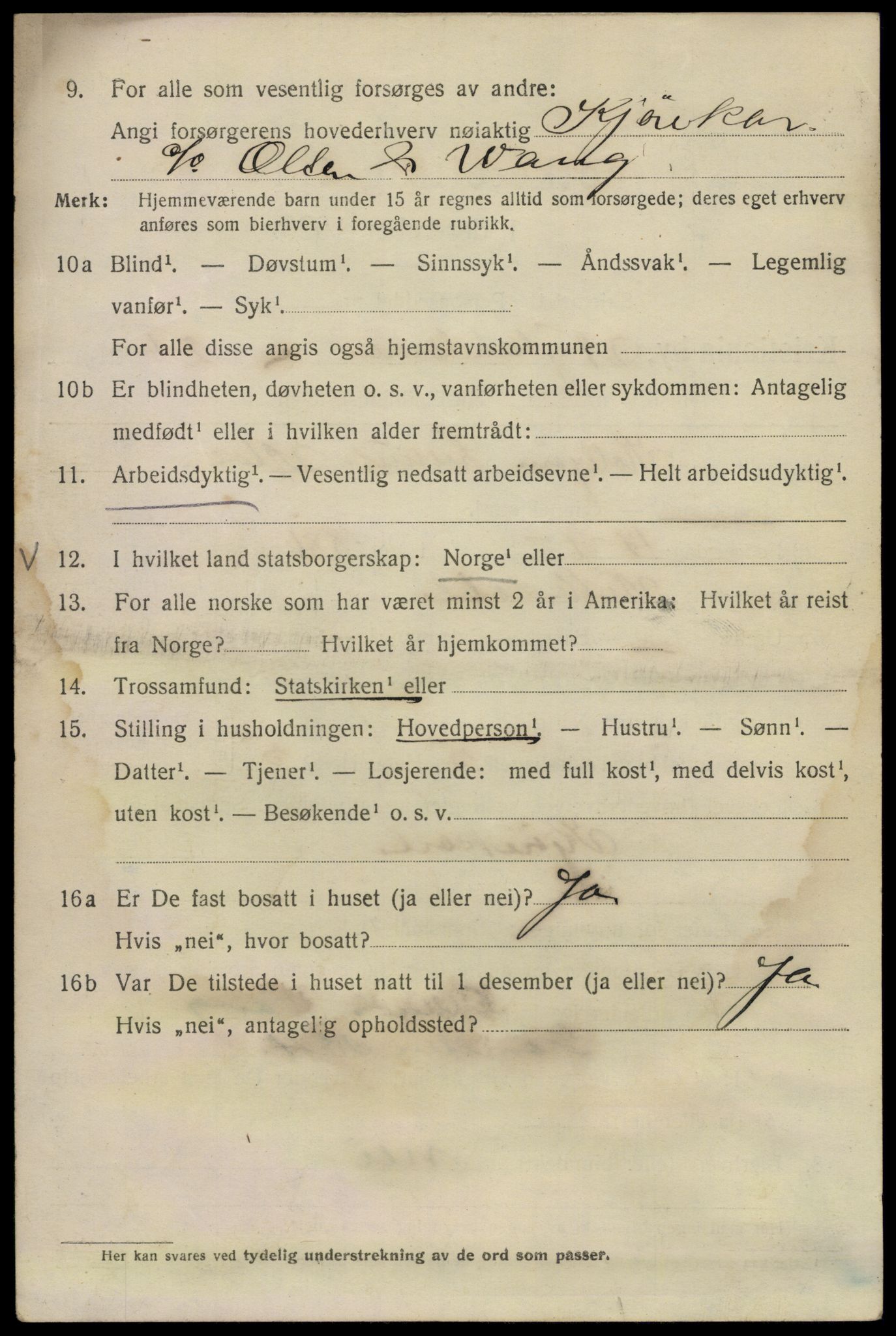 SAO, 1920 census for Kristiania, 1920, p. 427686