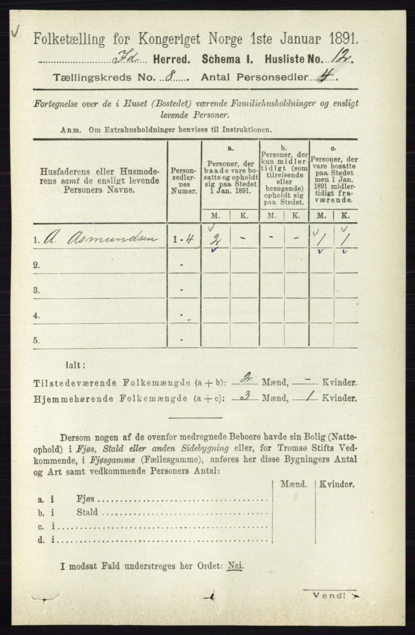 RA, 1891 census for 0117 Idd, 1891, p. 4678