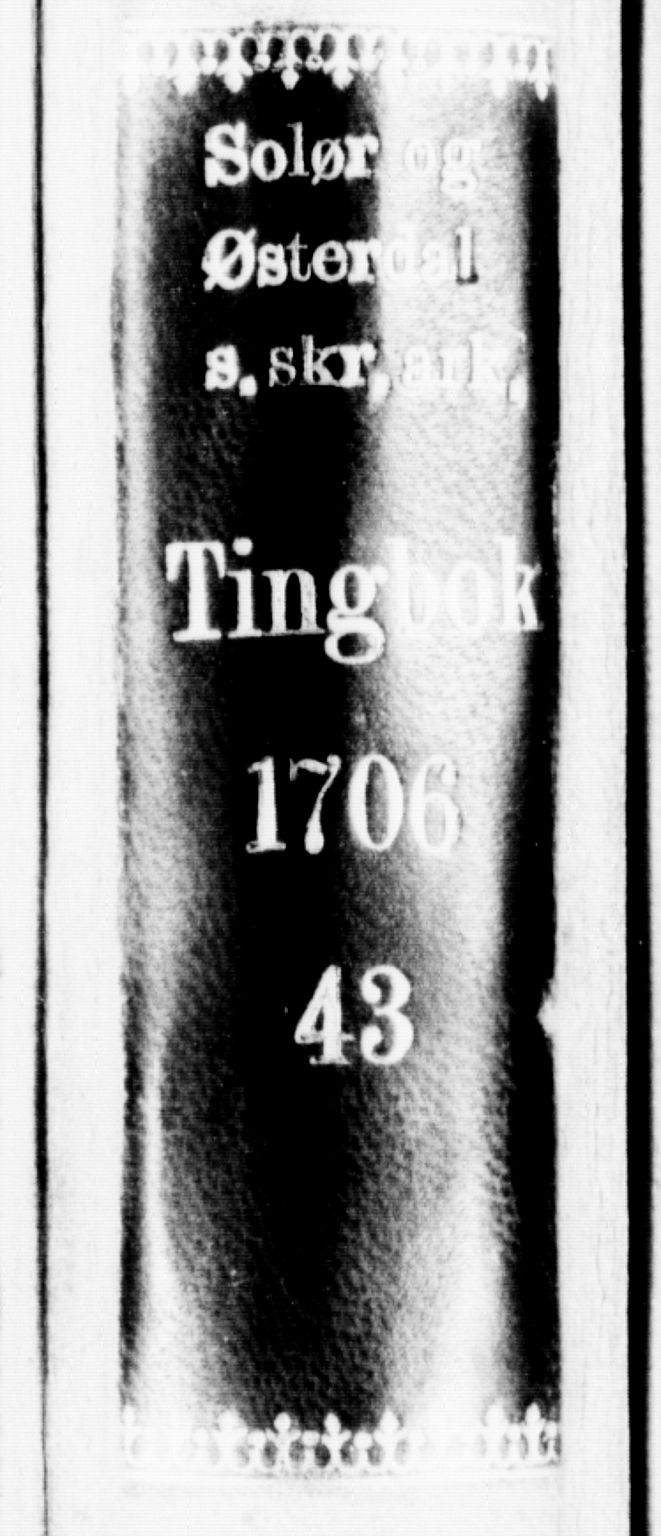 Solør og Østerdalen sorenskriveri, SAH/TING-024/G/Gb/L0043: Tingbok, 1706