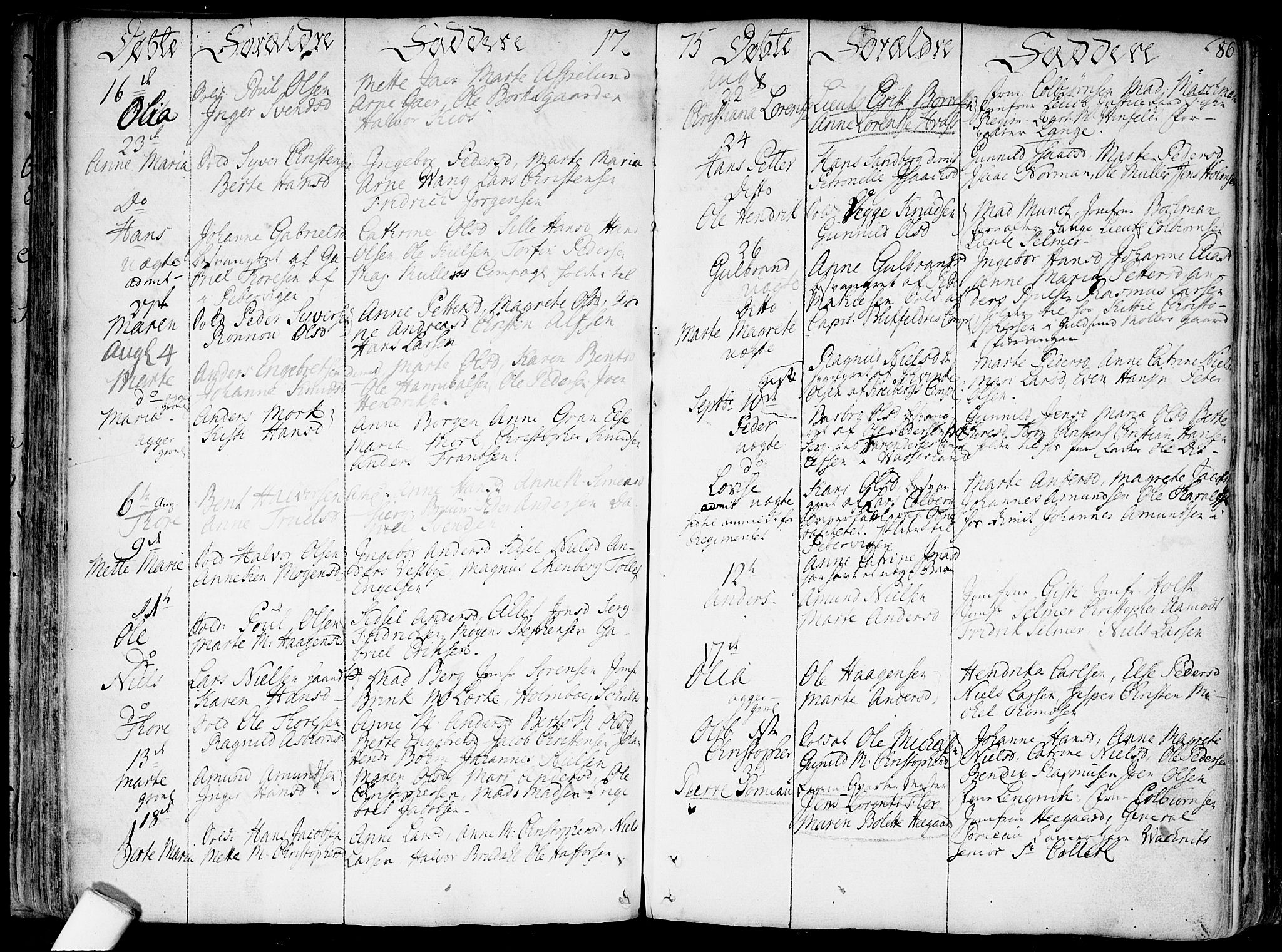 Garnisonsmenigheten Kirkebøker, AV/SAO-A-10846/F/Fa/L0002: Parish register (official) no. 2, 1757-1776, p. 86