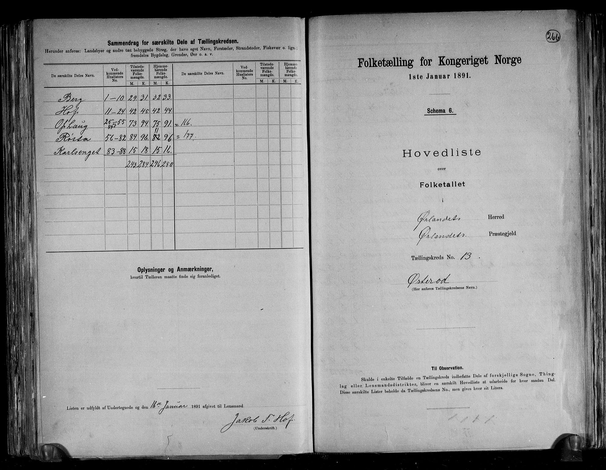 RA, 1891 census for 1621 Ørland, 1891, p. 32