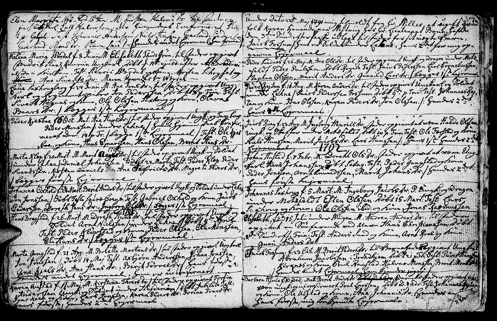 Ministerialprotokoller, klokkerbøker og fødselsregistre - Nord-Trøndelag, SAT/A-1458/730/L0273: Parish register (official) no. 730A02, 1762-1802, p. 217