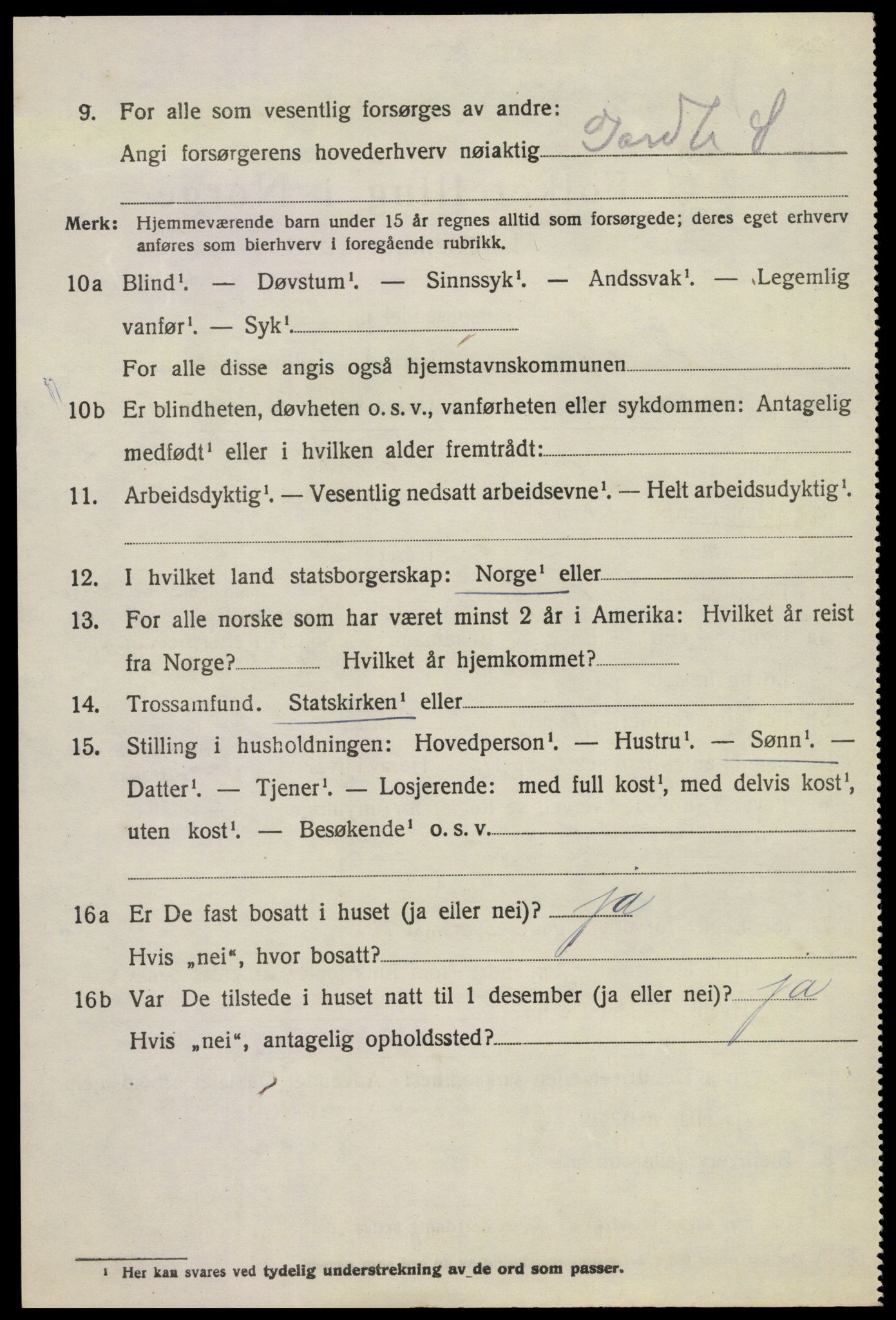 SAKO, 1920 census for Hedrum, 1920, p. 6796