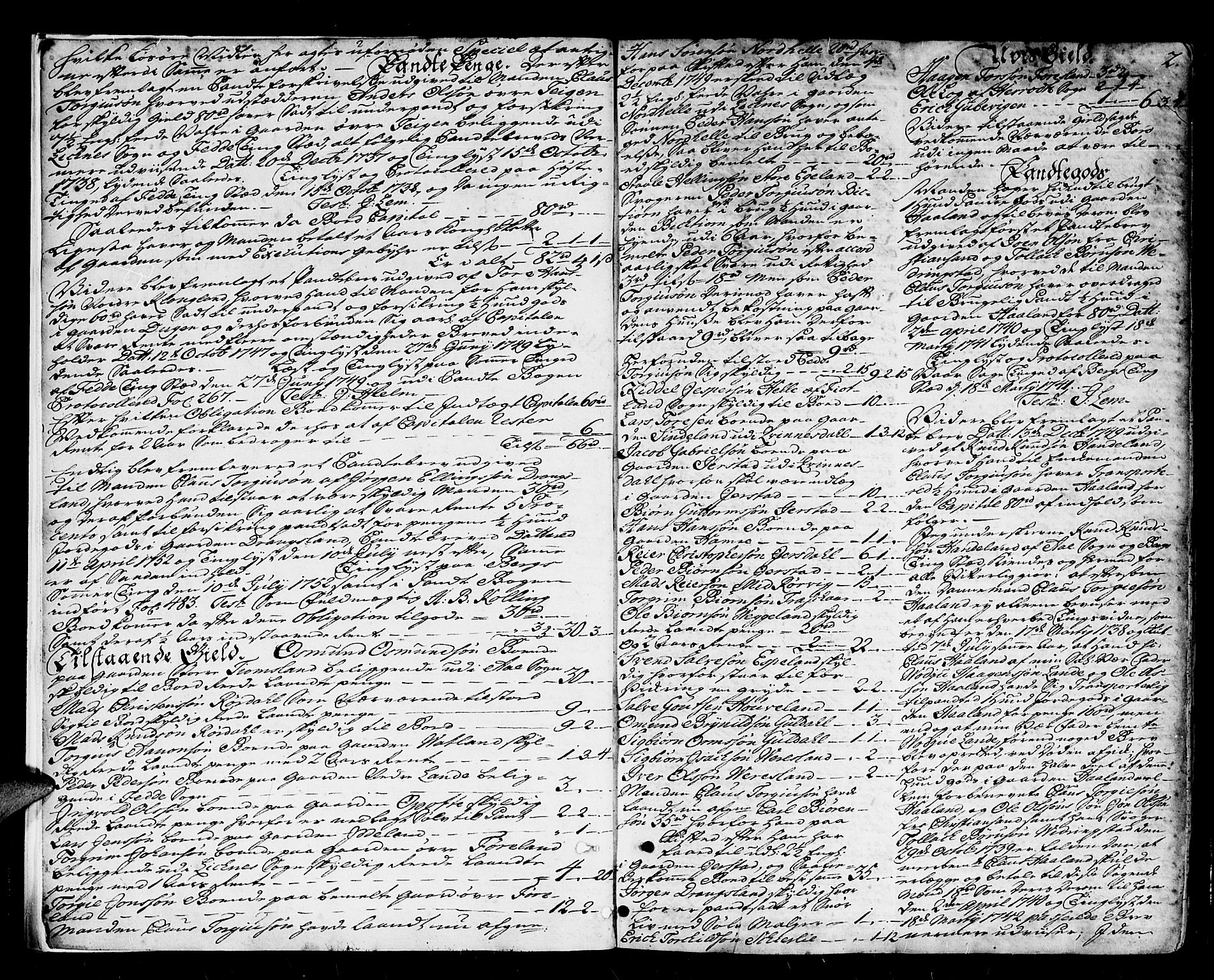 Lister sorenskriveri, AV/SAK-1221-0003/H/Hc/L0033: Skifteprotokoll nr 31 med register, 1752-1754, p. 1b-2a