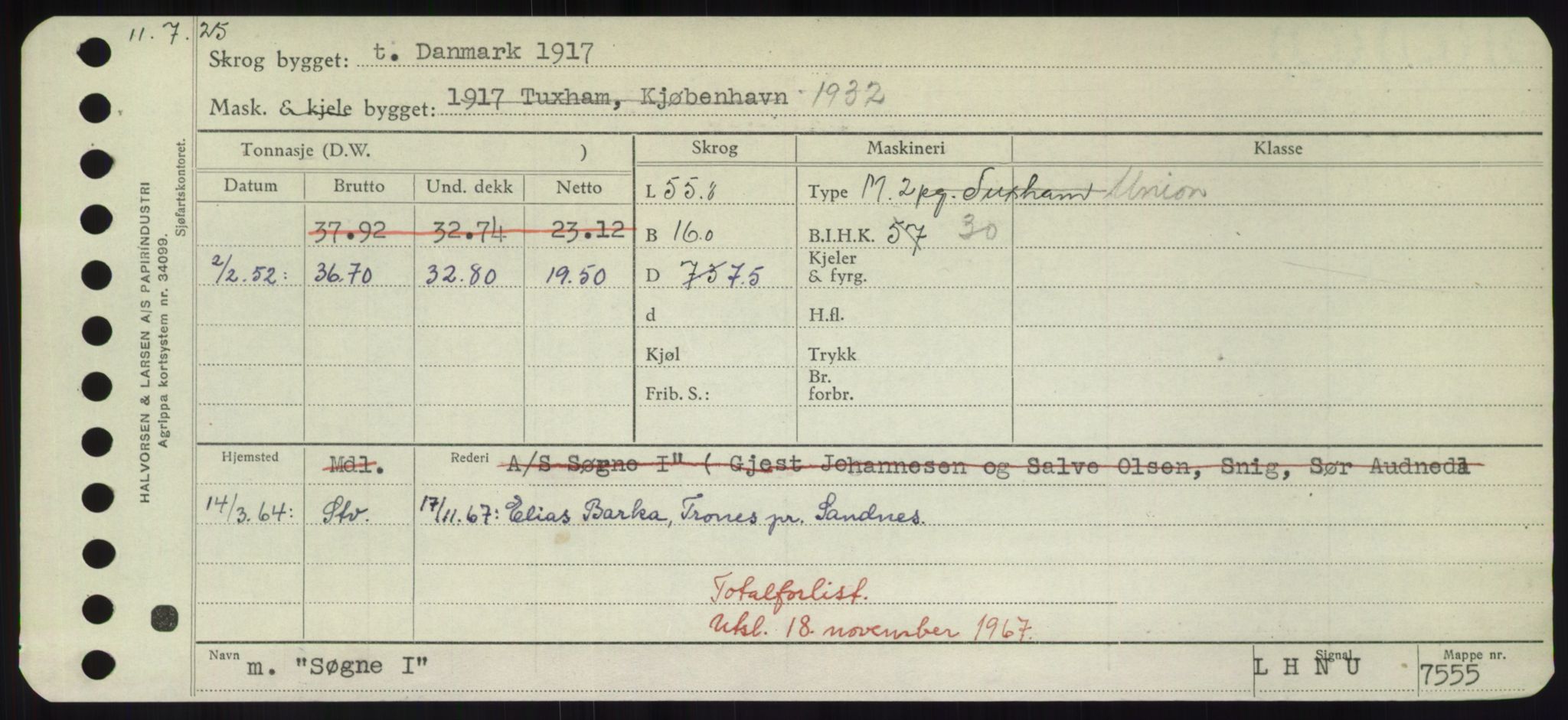 Sjøfartsdirektoratet med forløpere, Skipsmålingen, RA/S-1627/H/Hd/L0037: Fartøy, Su-Så, p. 525