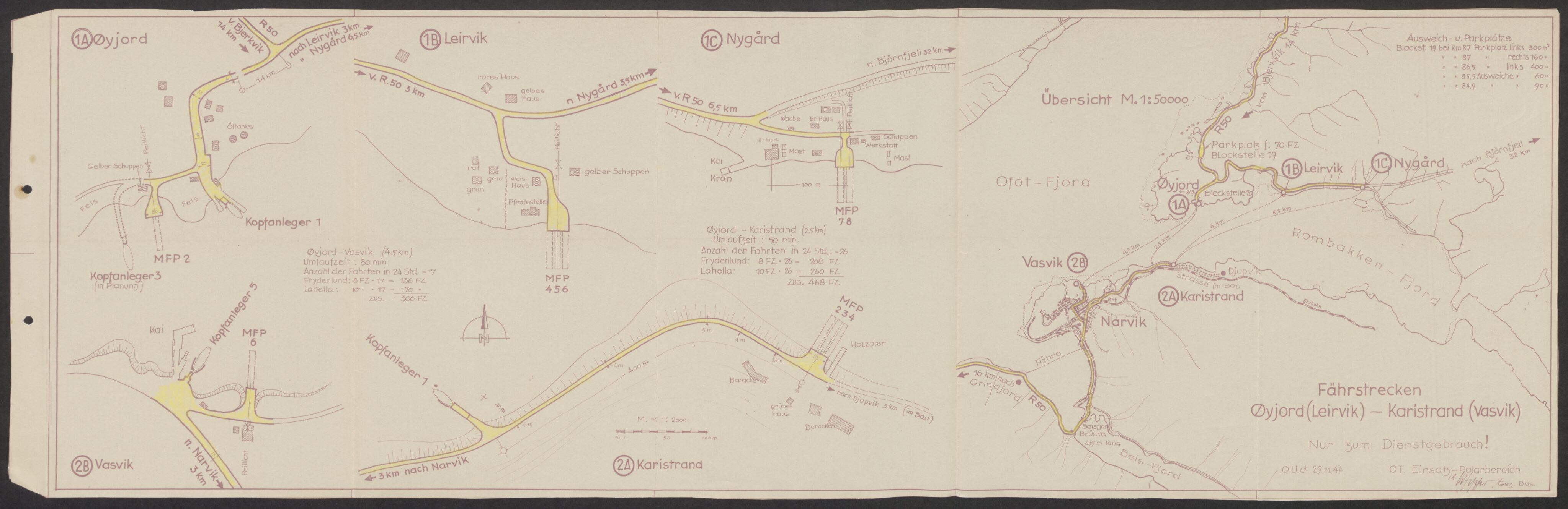 Tyske arkiver, Organisation Todt (OT), Einsatzgruppe Wiking, AV/RA-RAFA-2188/1/E/E2/E2d/L0023: Fähren und Anlegen, 1942-1944, p. 5