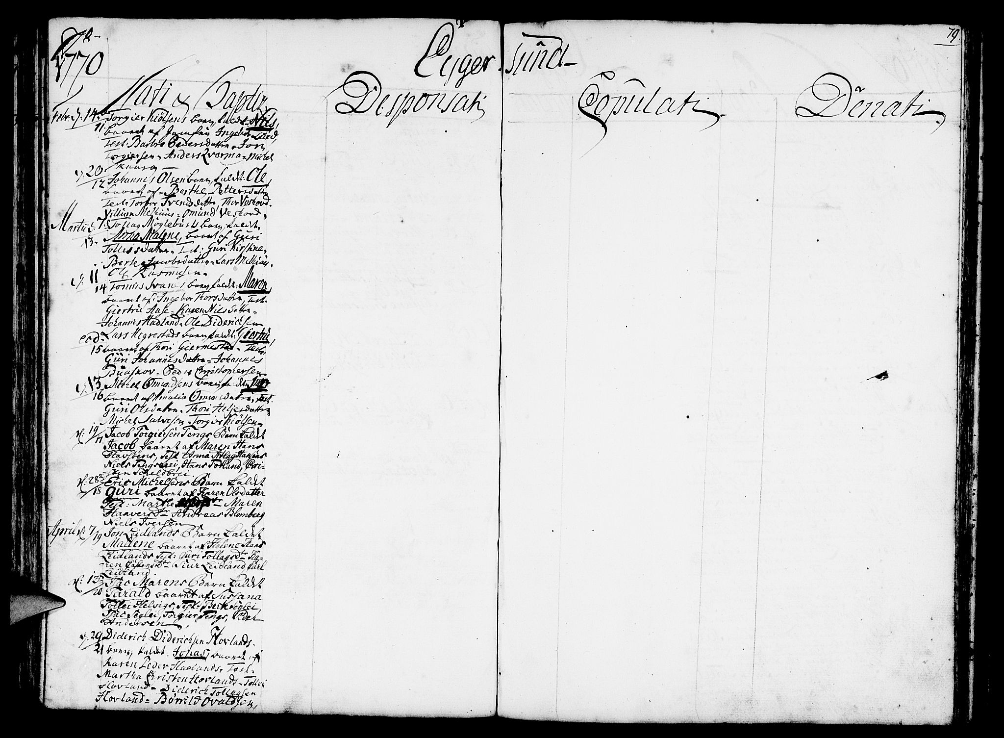 Eigersund sokneprestkontor, AV/SAST-A-101807/S08/L0003: Parish register (official) no. A 3, 1758-1775, p. 79