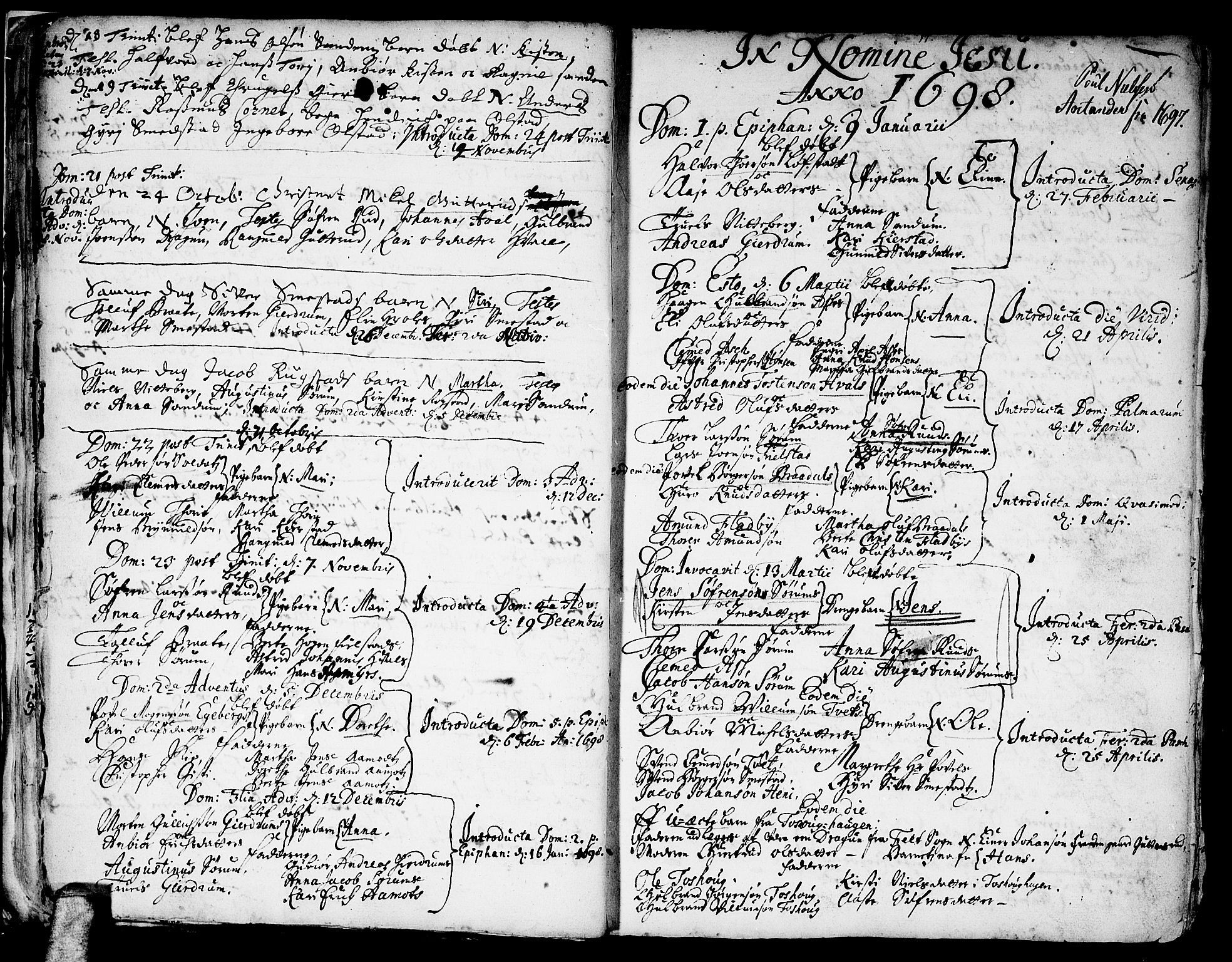 Gjerdrum prestekontor Kirkebøker, AV/SAO-A-10412b/F/Fa/L0001: Parish register (official) no. I 1, 1689-1736, p. 17
