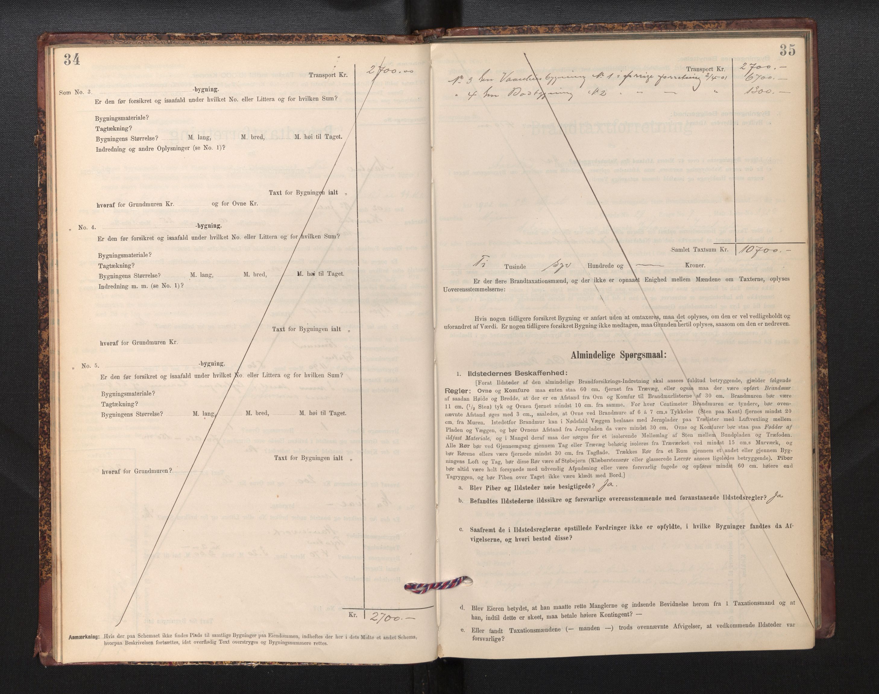 Lensmannen i Årstad, AV/SAB-A-36201/0012/L0013: Branntakstprotokoll,skjematakst, 1901-1907, p. 34-35