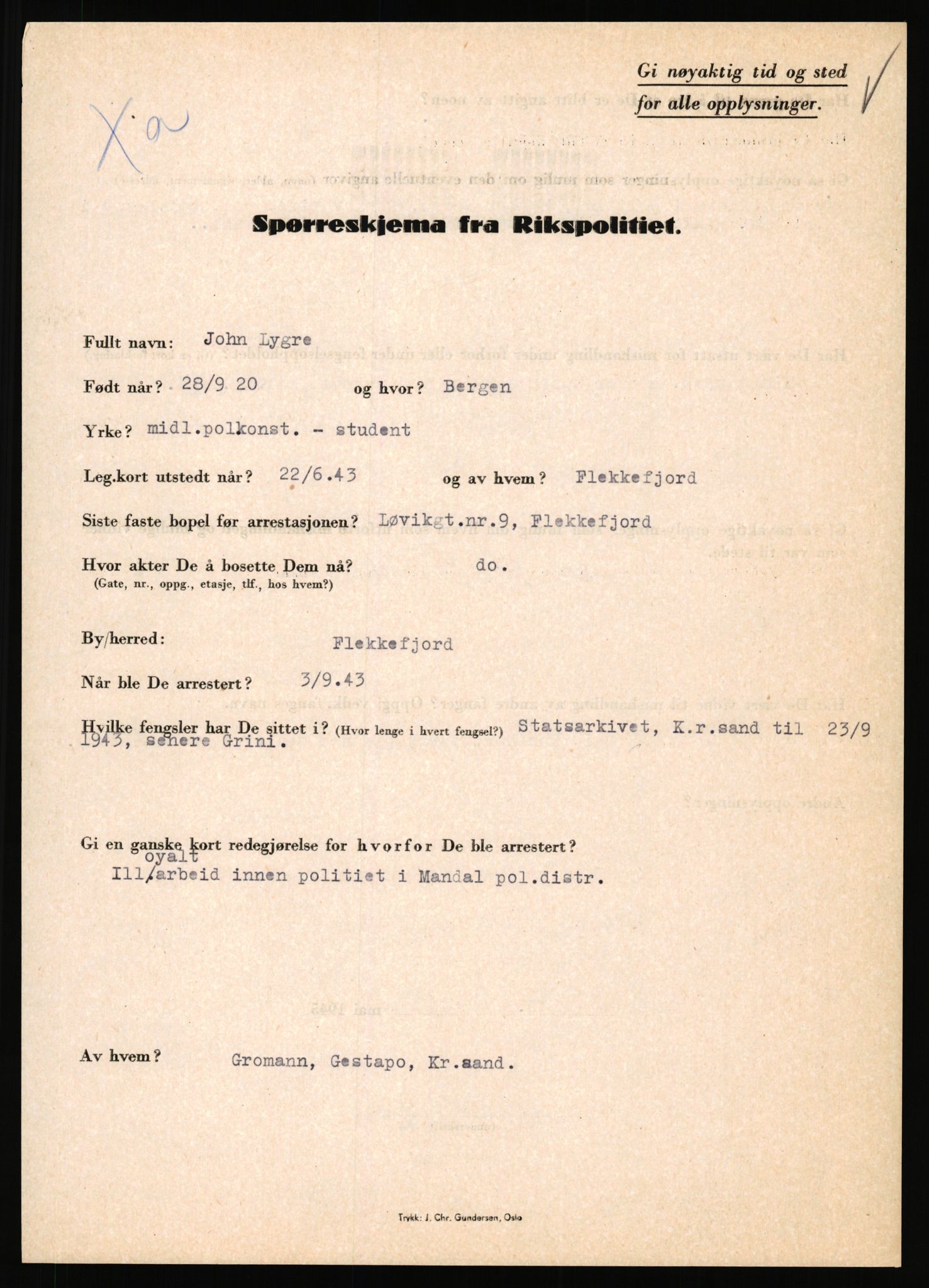 Rikspolitisjefen, AV/RA-S-1560/L/L0011: Lucassen, Oscar Fredrik - Moen, Olav, 1940-1945, p. 191